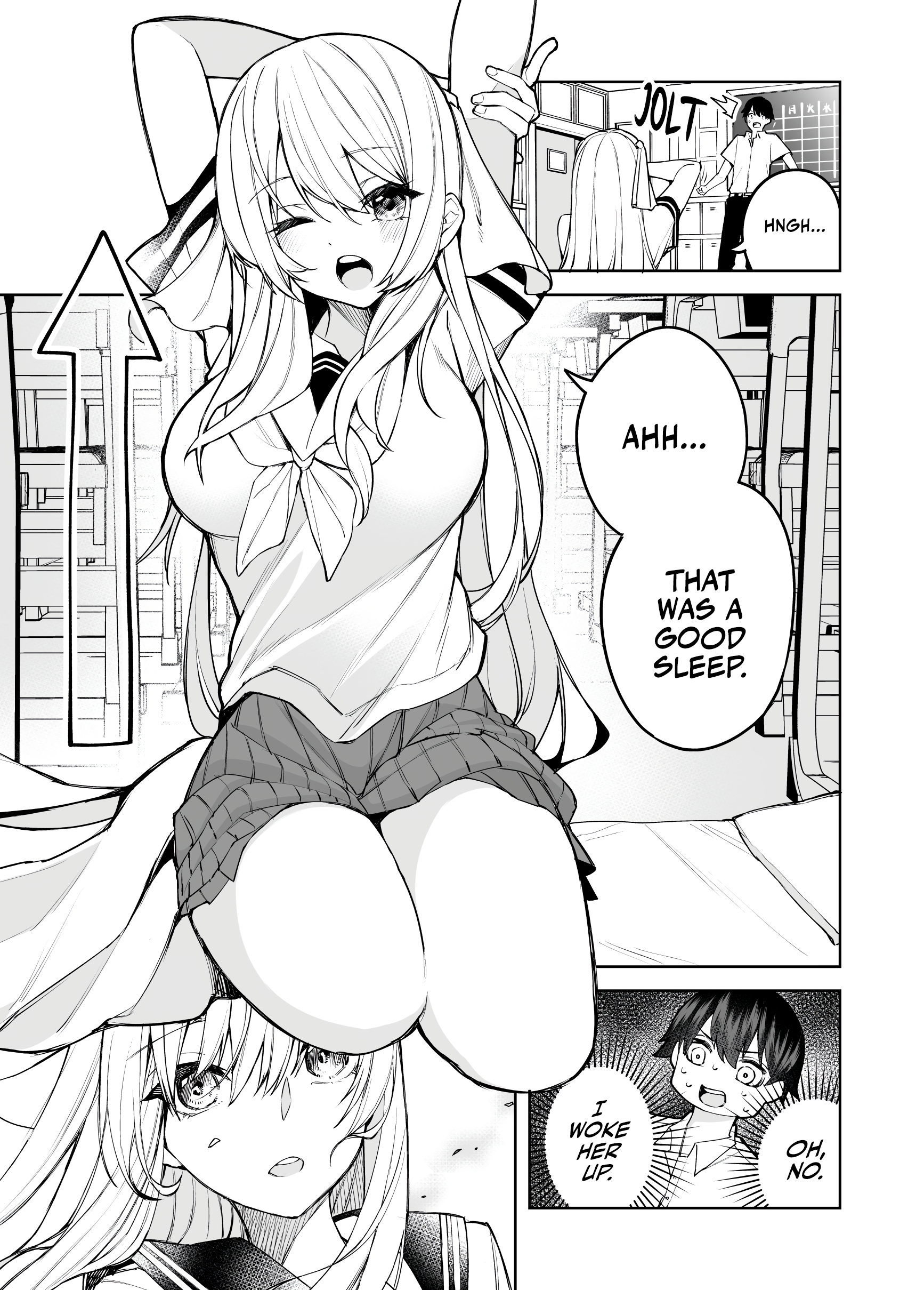 A Girl Sleeping at School 第2页