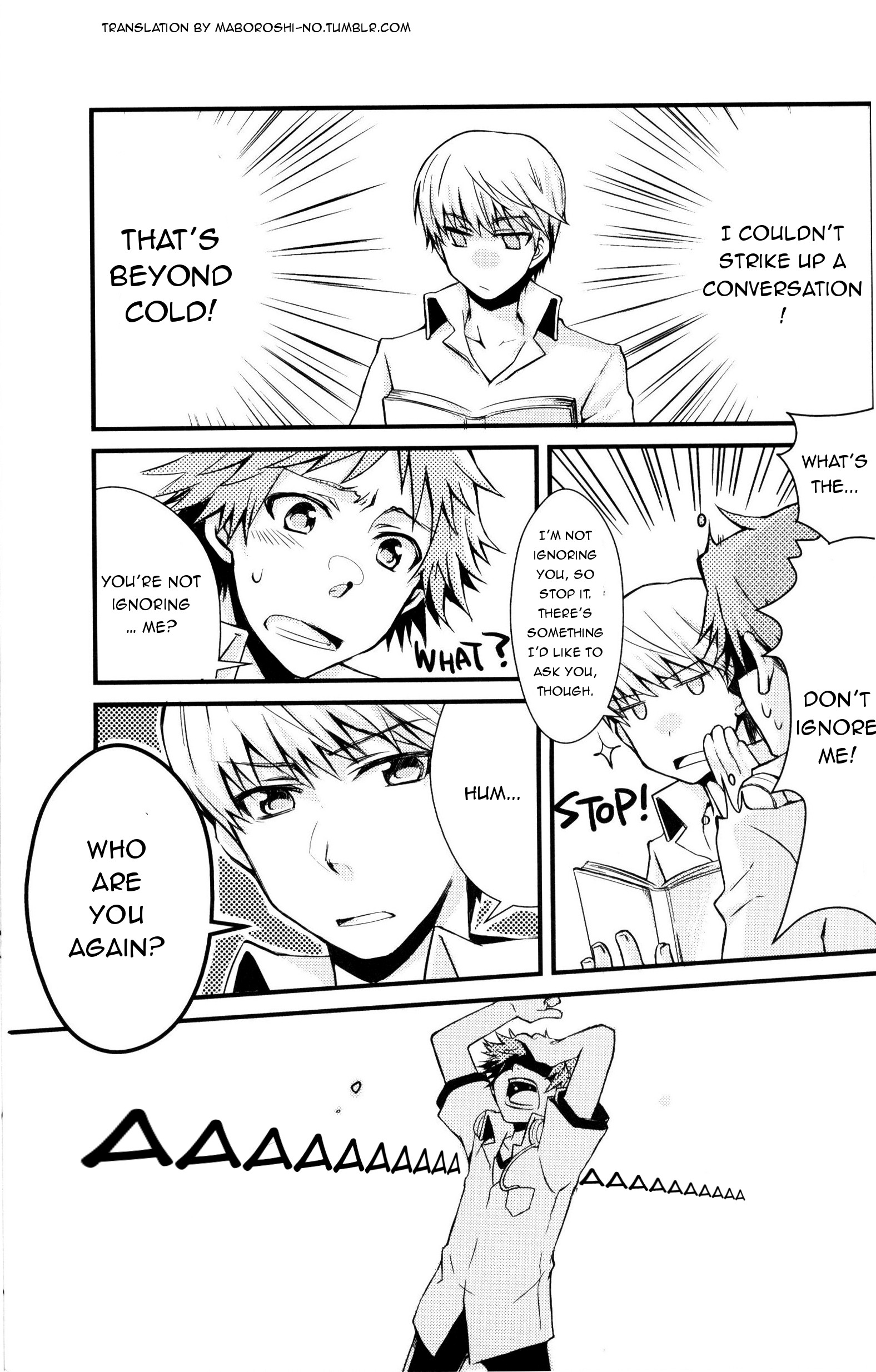 Persona 4 Comic Anthology Leader and Hanamura-kun (Artist: Hisao) 第3页