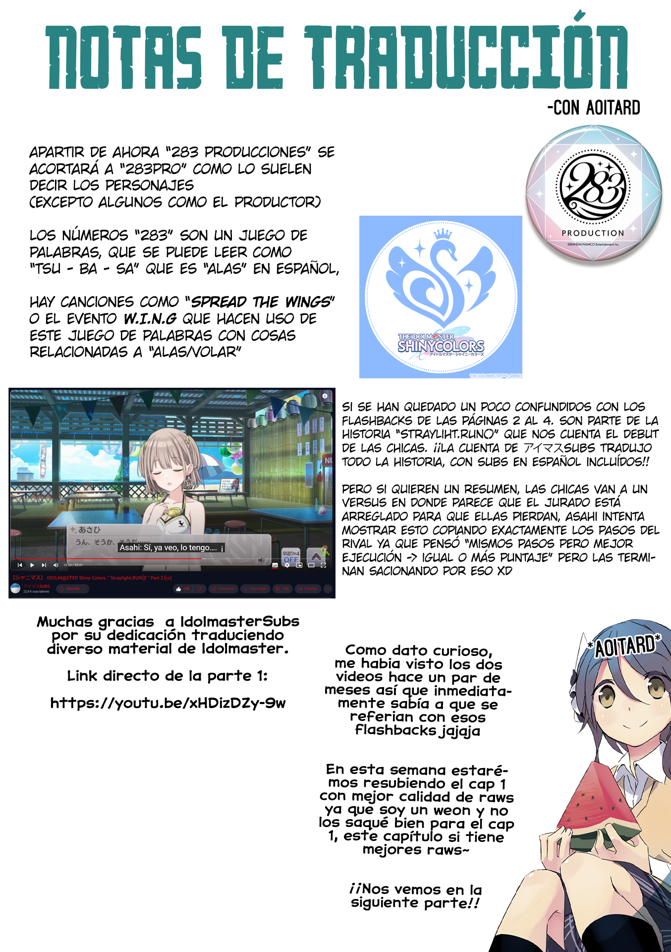 THE iDOLM@STER: Shiny Colors - Coherent Light Straylight (Parte 2) 第23页