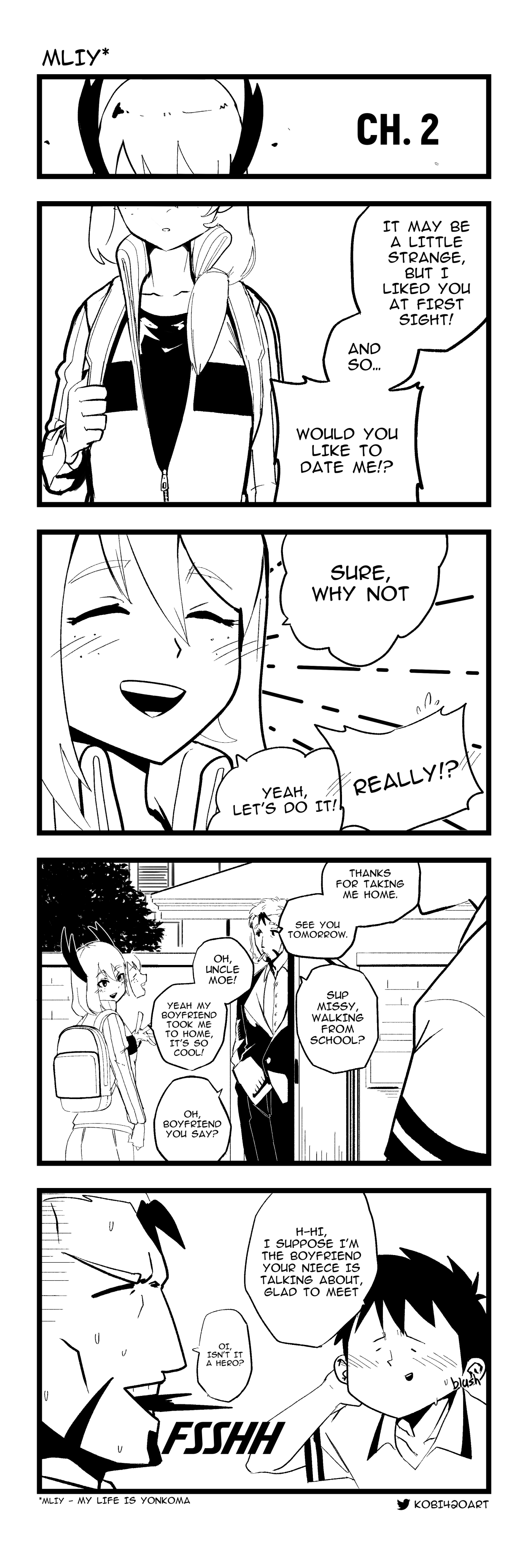 My life is Yonkoma. 第4页