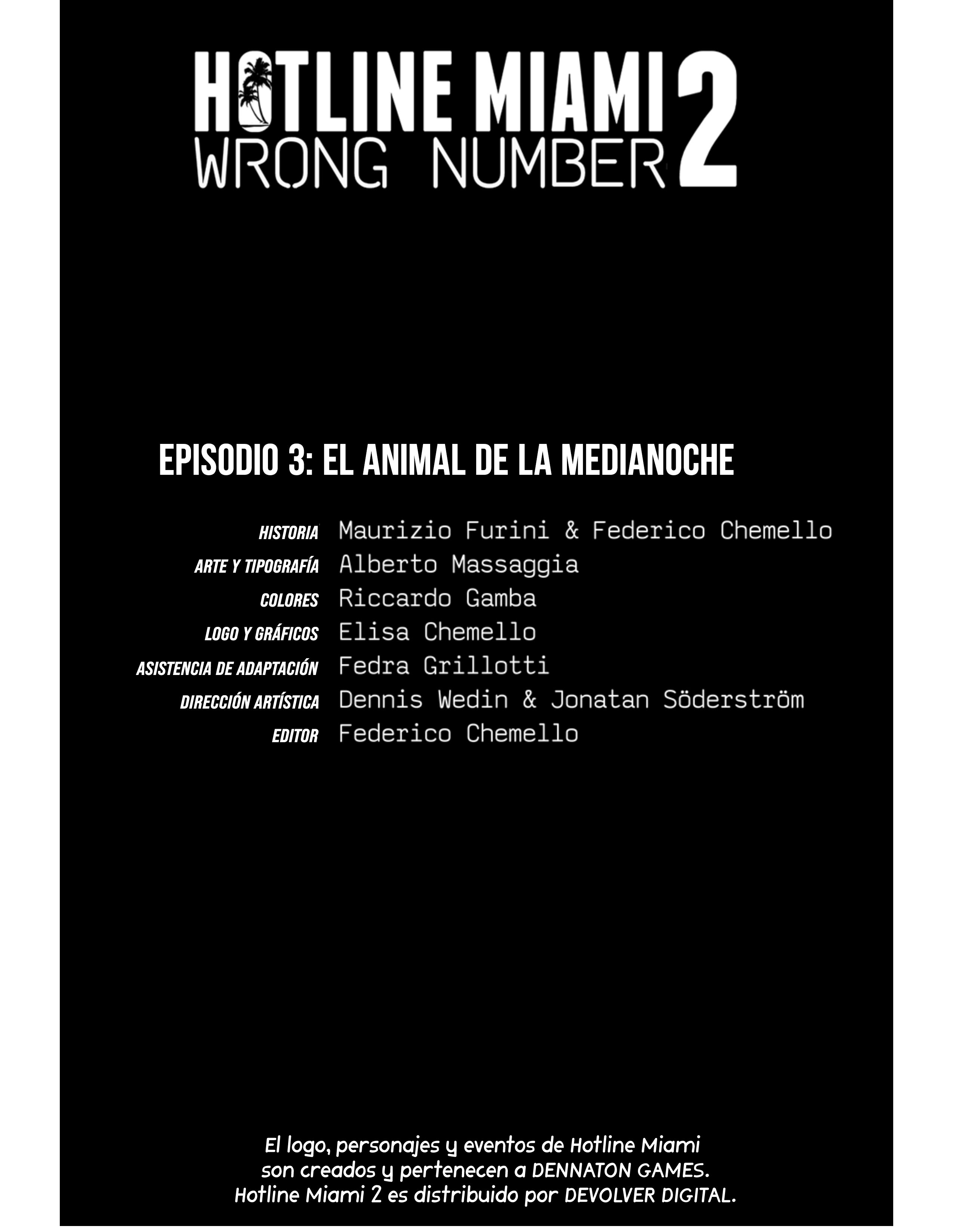 Hotline Miami 2 - Wrong Number Digital Comic El animal de la medianoche 第2页