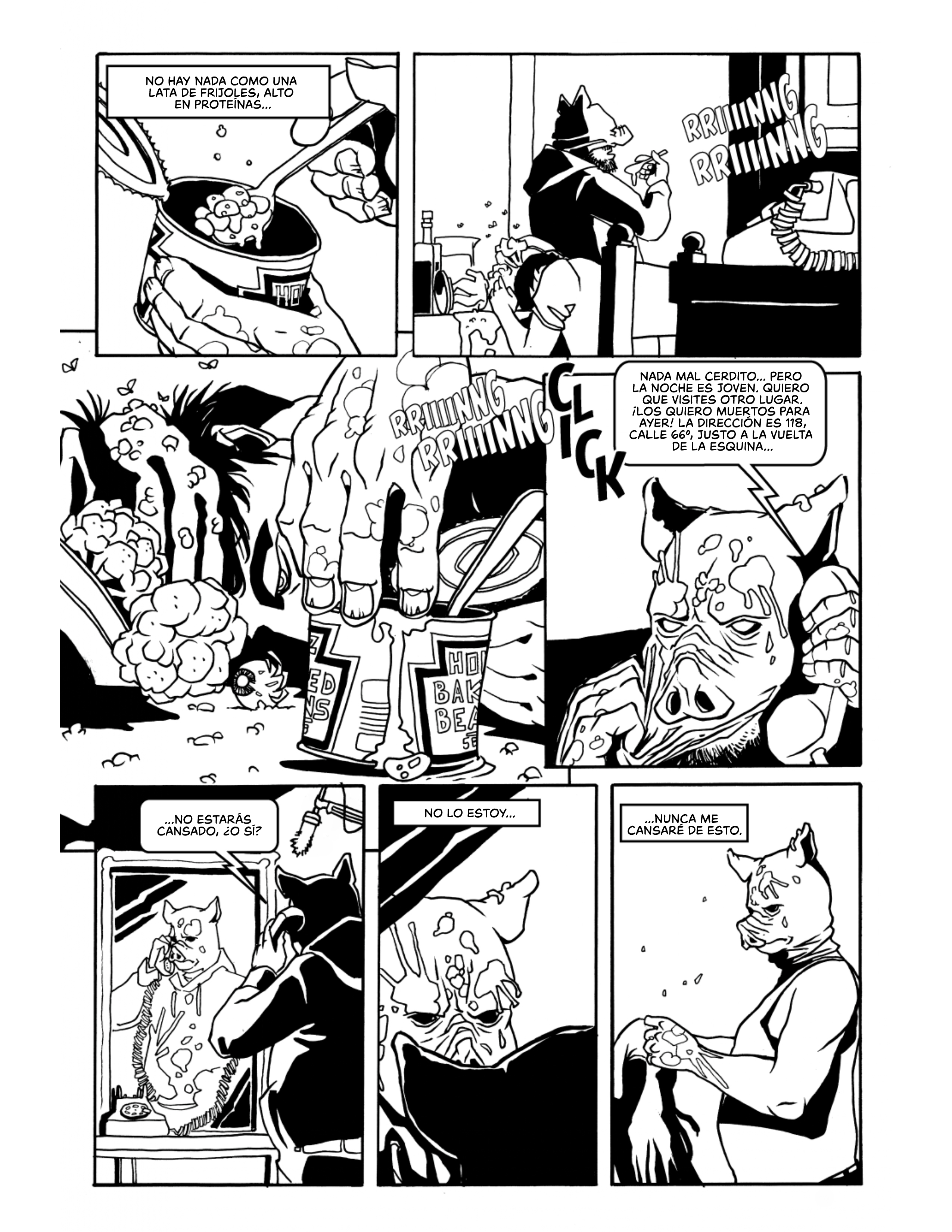 Hotline Miami 2 - Wrong Number Digital Comic El animal de la medianoche 第8页
