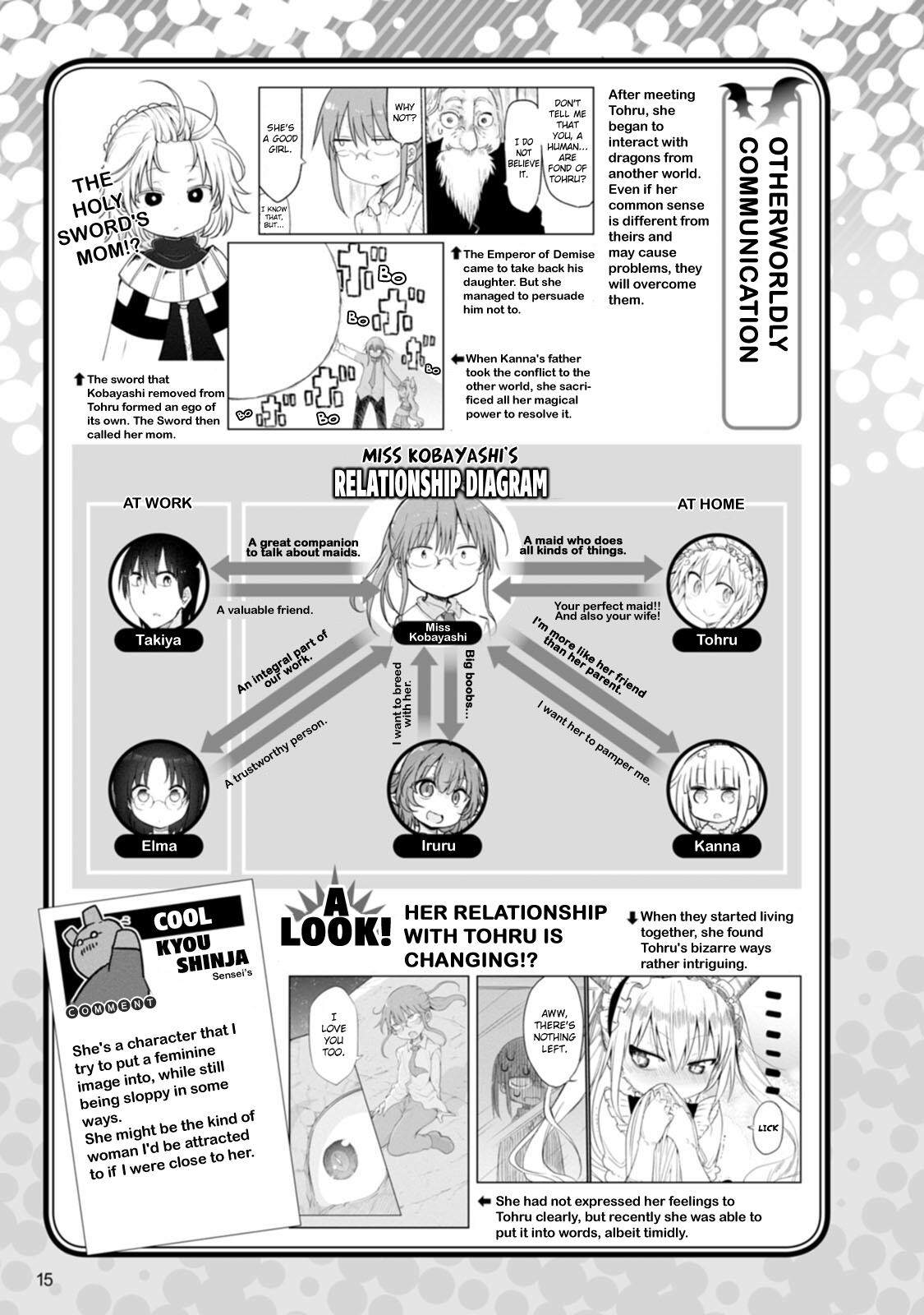 Kobayashi-san Chi no Maid Dragon Official Guidebook Miss Kobayashi - Character Profile 第3页