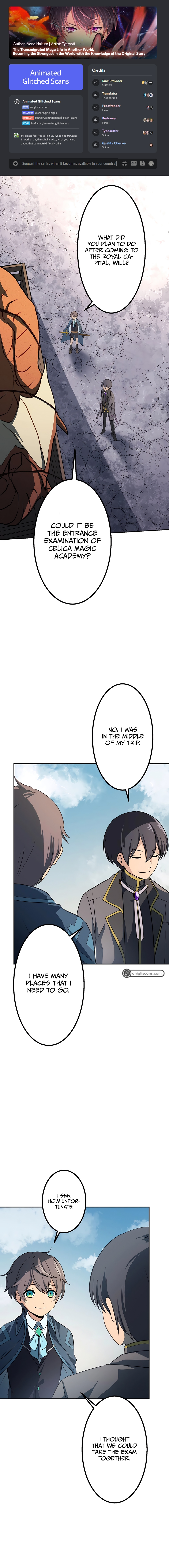 The Transmigrated Mage Life in Another World, Becoming the Strongest in the World with the Knowledge of the Original Story Ch. 3 第1页