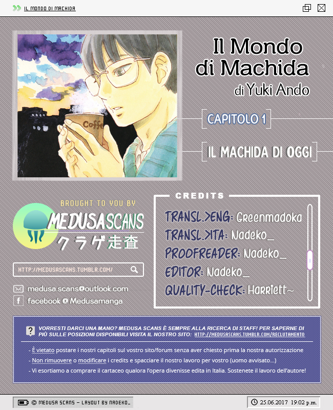 Machida-kun's World Il Machida di oggi 第1页