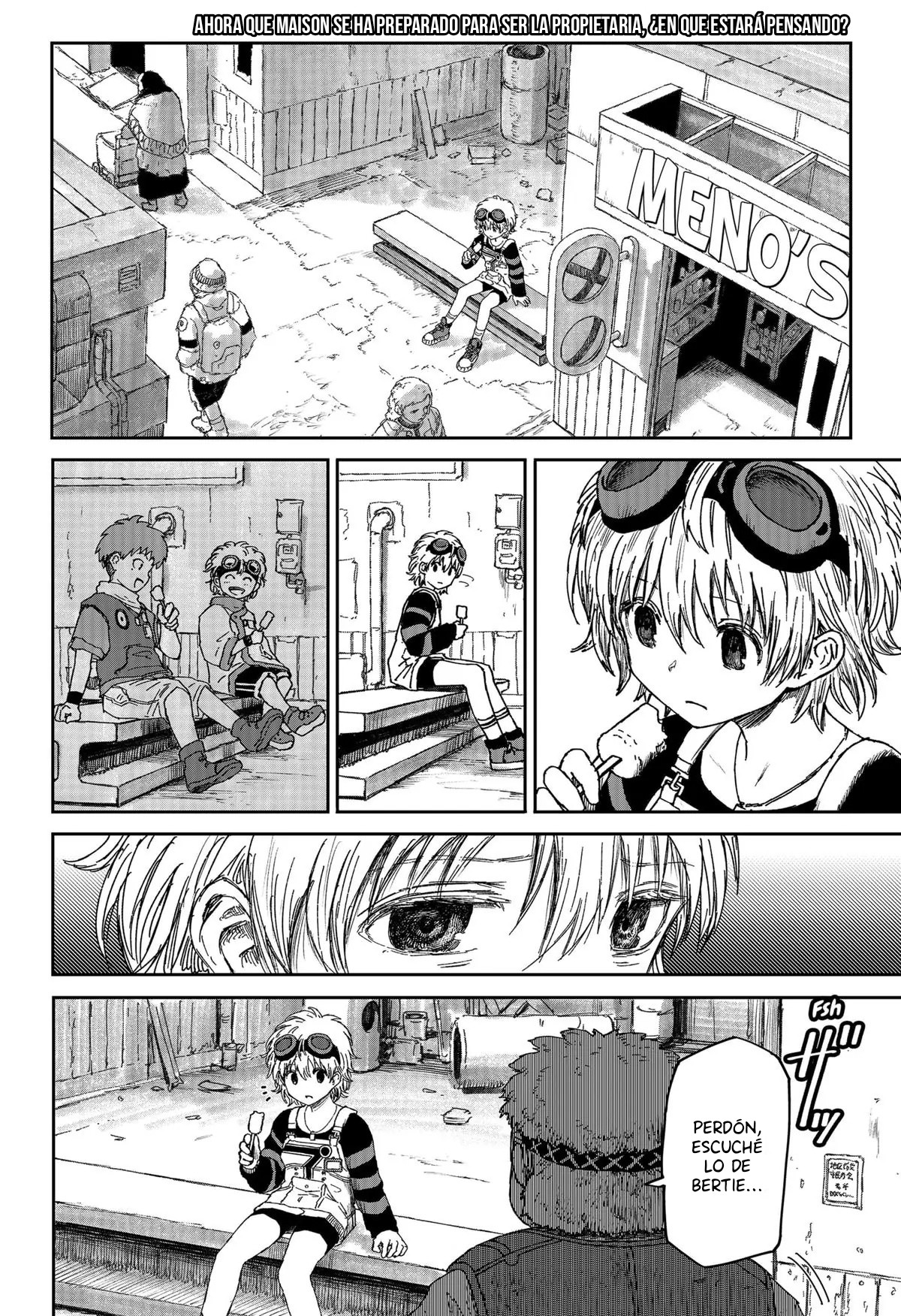 Hitokui Mansion to Ooya no Maison Sacando una gran basura 第3页
