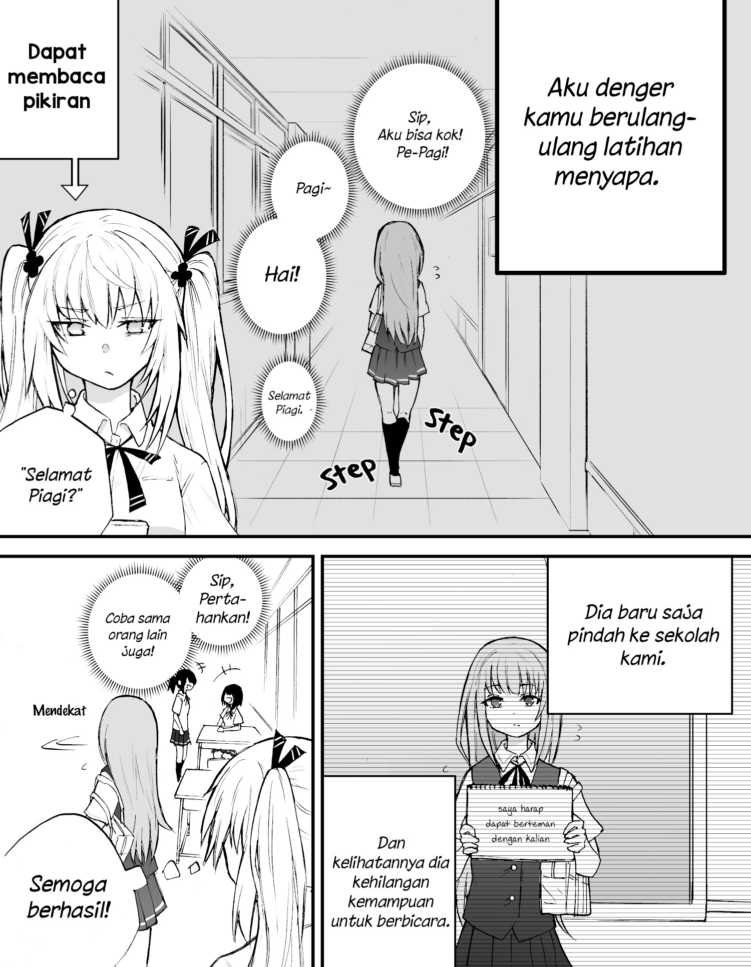 The Mute Girl and Her New Friend (Webcomic) Menyapa 第2页