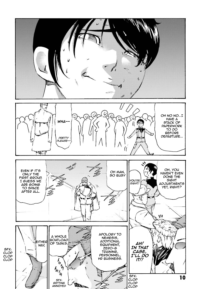 Mobile Suit Gundam Katana Always Restless Before Departure 第9页