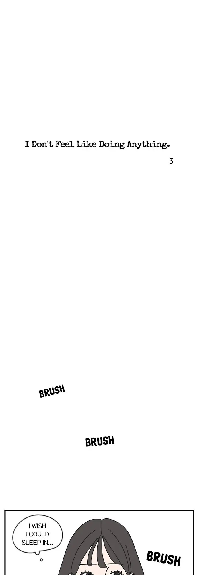 I Don't Feel Like Doing Anything Chapter 3 第1页