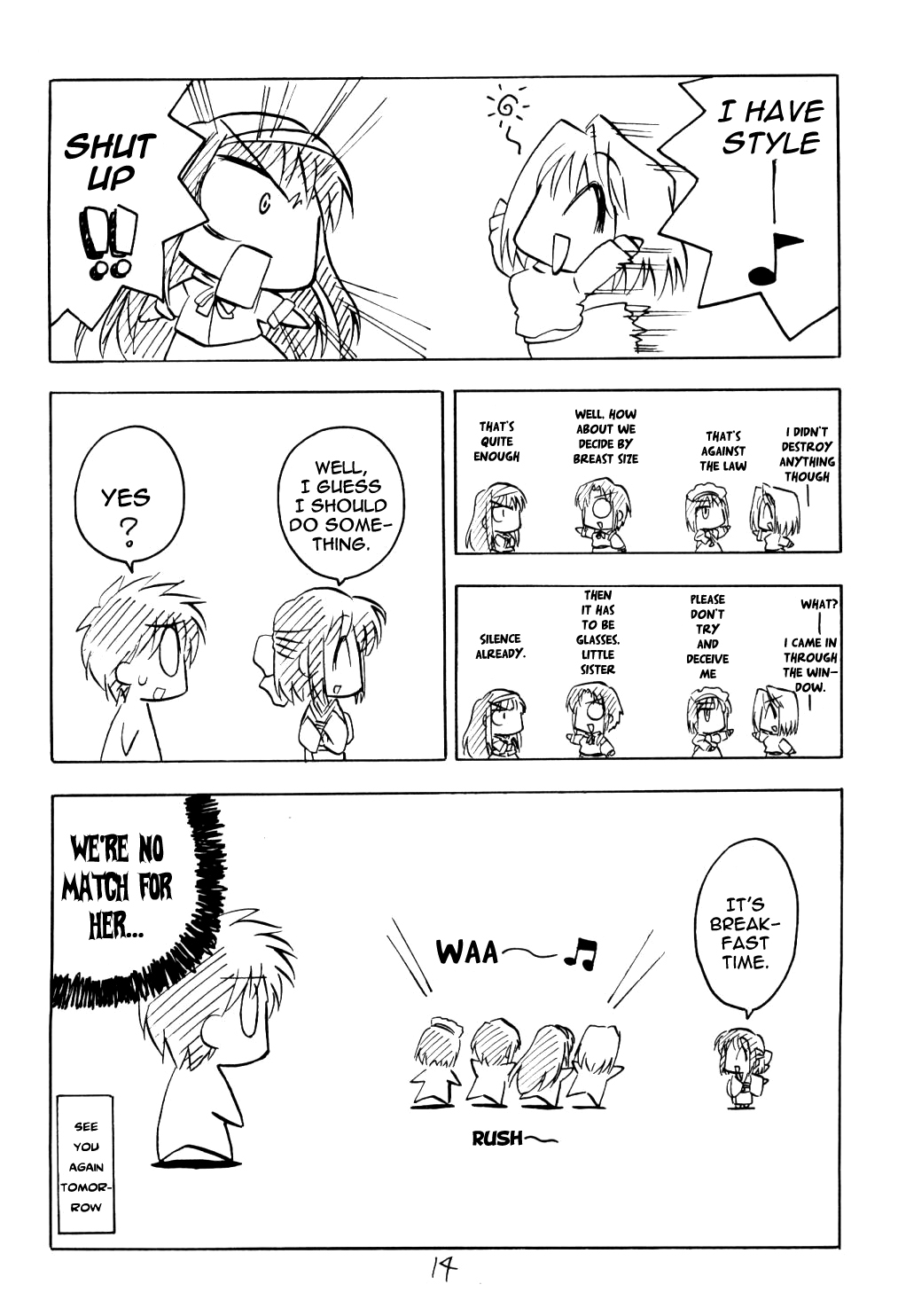 Tsukihime - Kohakuriko (Doujinshi) The Tohno Household's Daily Life 第13页