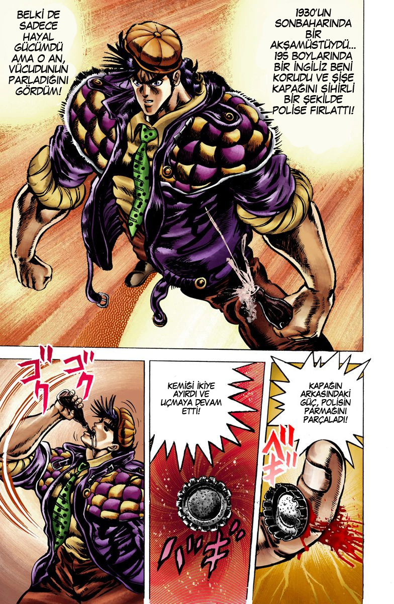 JoJo's Bizarre Adventure, Part 2: Battle Tendency (Official Colored) New York'un Joseph Joestar'ı 第15页