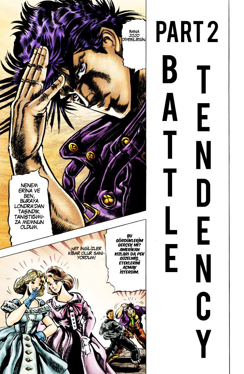 JoJo's Bizarre Adventure, Part 2: Battle Tendency (Official Colored) New York'un Joseph Joestar'ı 第19页