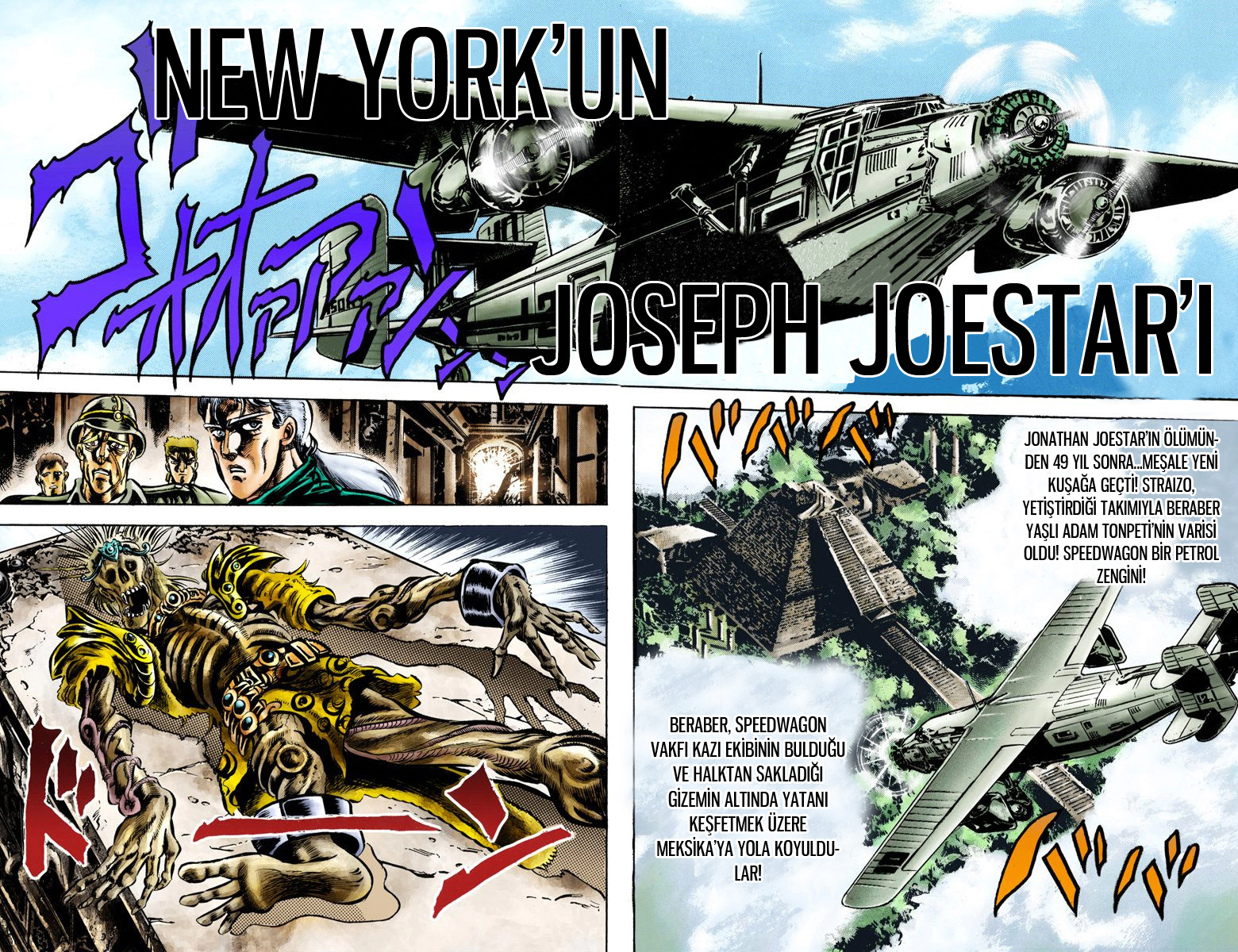 JoJo's Bizarre Adventure, Part 2: Battle Tendency (Official Colored) New York'un Joseph Joestar'ı 第3页