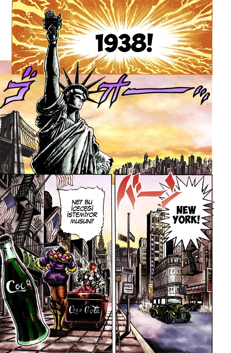 JoJo's Bizarre Adventure, Part 2: Battle Tendency (Official Colored) New York'un Joseph Joestar'ı 第5页