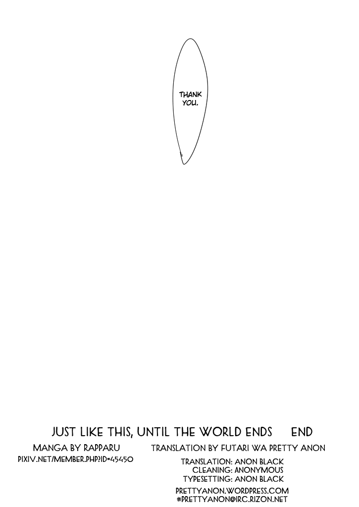 Just Like This, Until the World Ends Oneshot 第49页