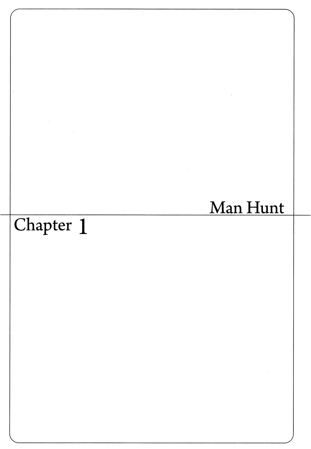 Getter Robo Man Hunt 第1页