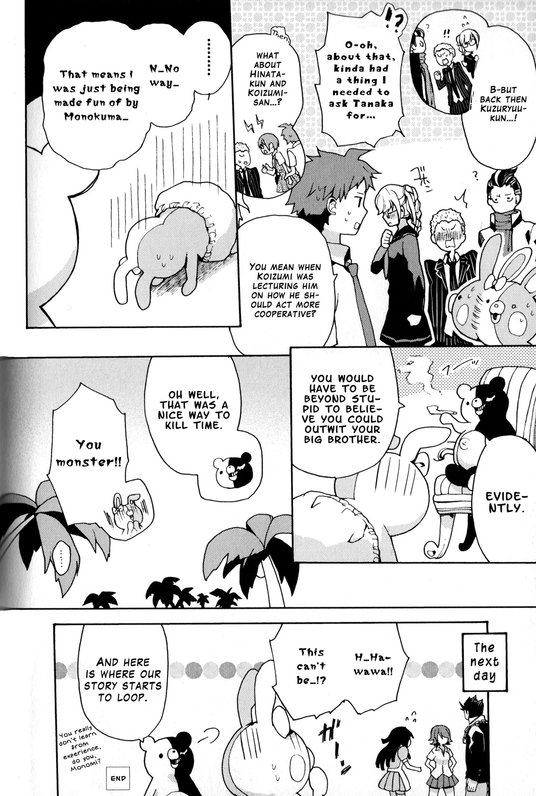 Super Danganronpa 2: Goodbye Despair Academy Comic Anthology The Struggles of Monomi-sensei by Nako Shirataki 第12页