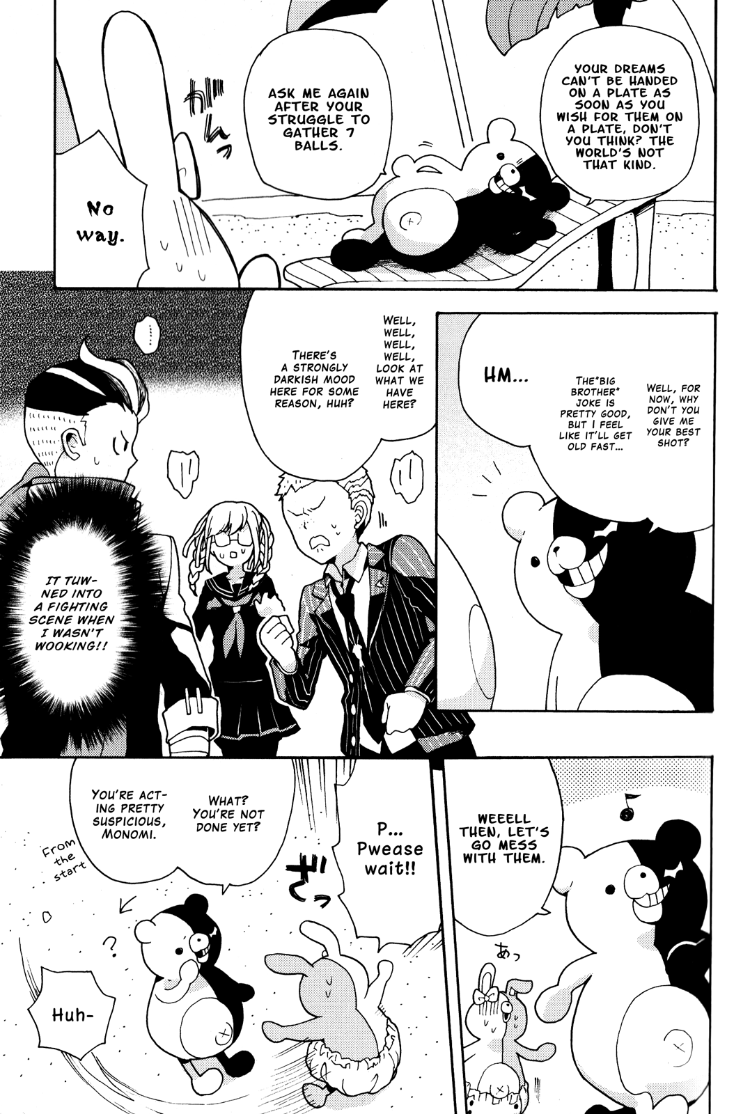 Super Danganronpa 2: Goodbye Despair Academy Comic Anthology The Struggles of Monomi-sensei by Nako Shirataki 第3页