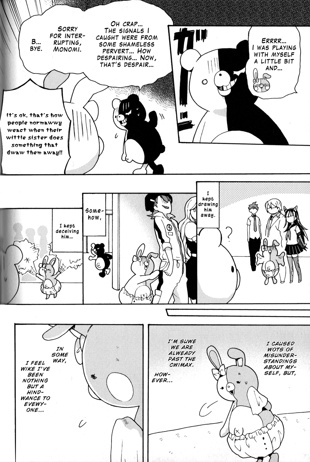 Super Danganronpa 2: Goodbye Despair Academy Comic Anthology The Struggles of Monomi-sensei by Nako Shirataki 第8页