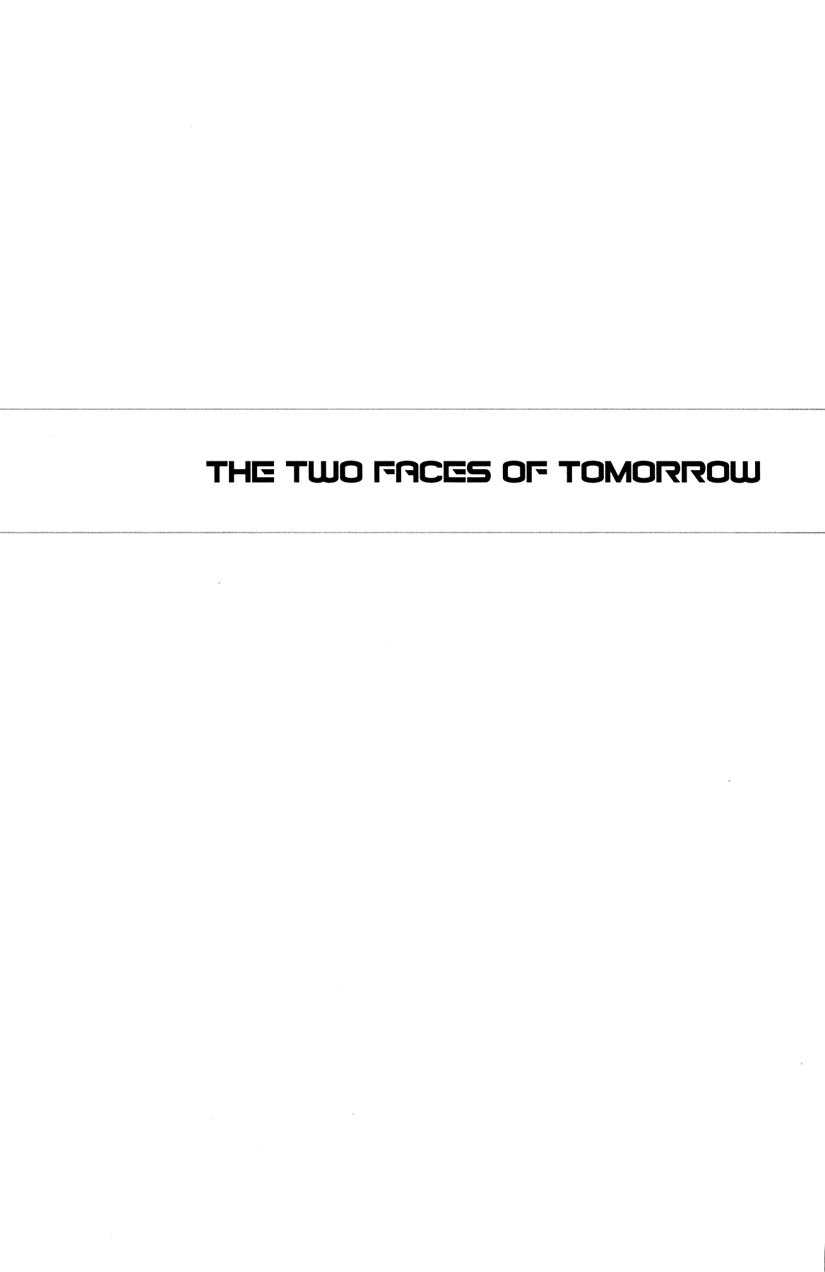 The Two Faces of Tomorrow 第2页