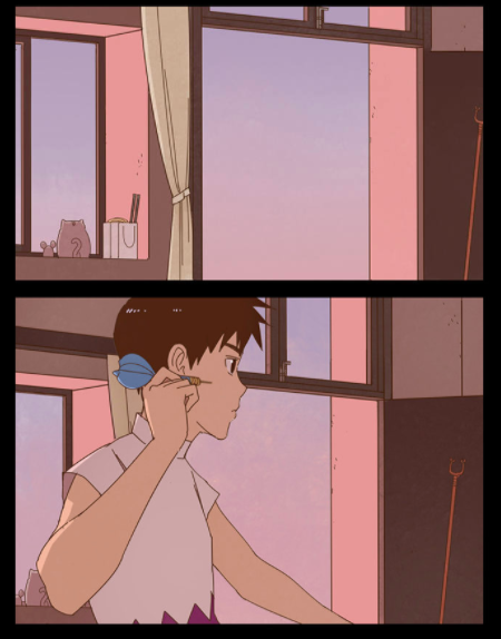 Sharing a Pillow With a Rabbit Waking up 第2页