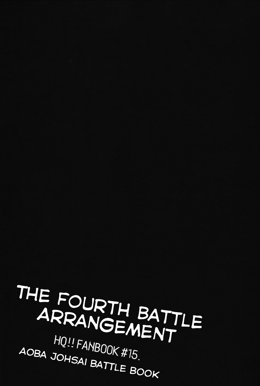 Haikyuu!! - The Fourth Battle Deployment (Doujinshi) Oneshot 第13页