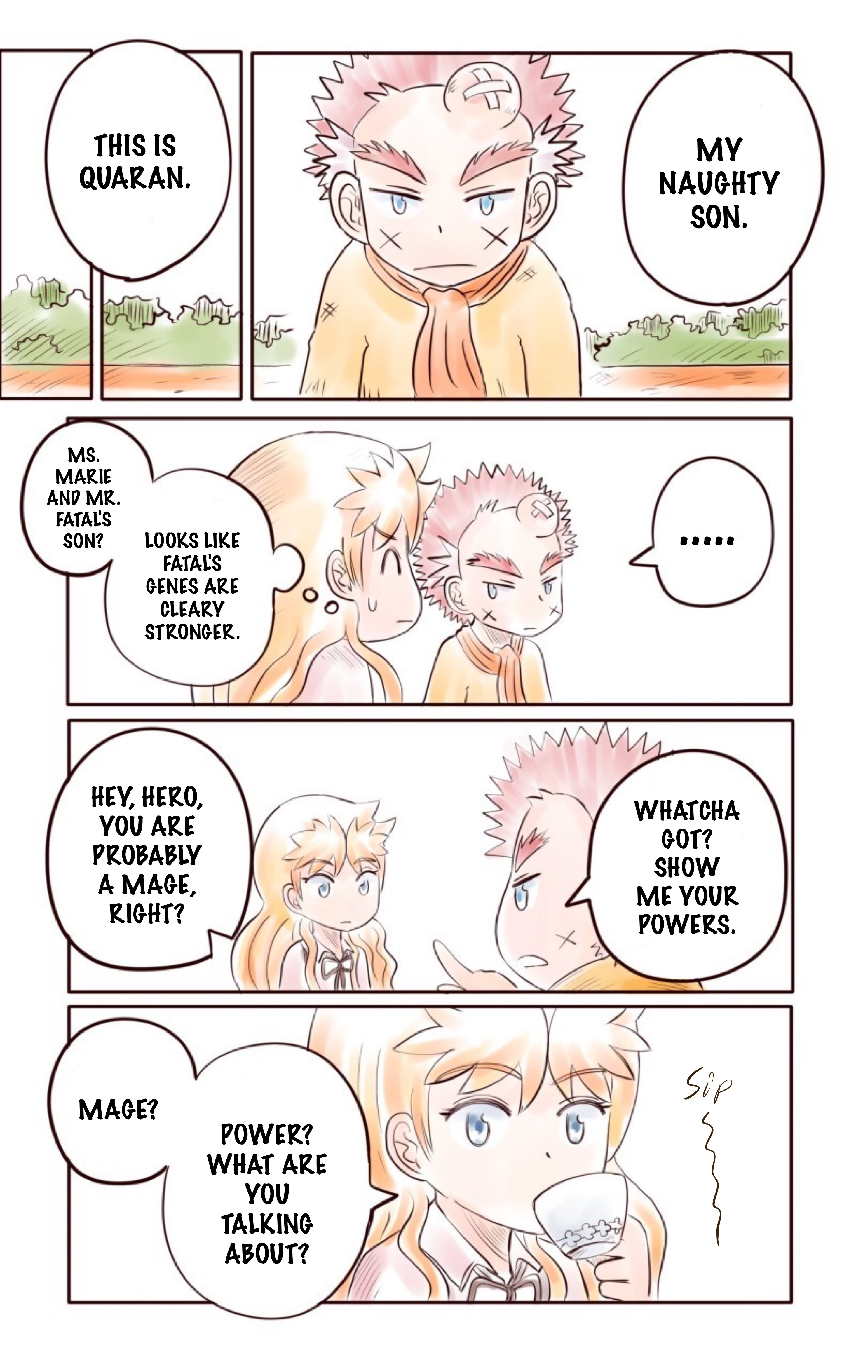 ฮีลเลอร์ตัวน้อยในโลกแฟนตาซี Evening tea time? 第12页