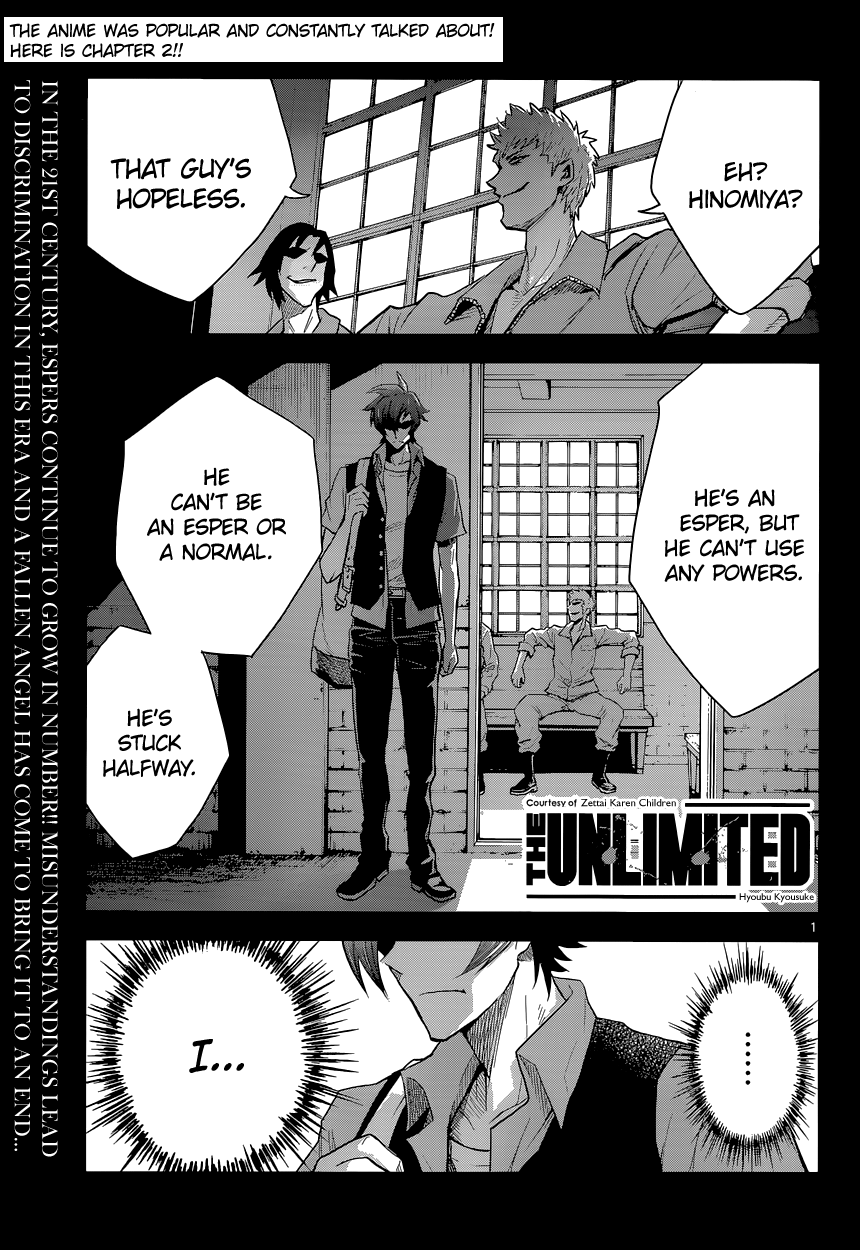 Zettai Karen Children: THE UNLIMITED - Hyoubu Kyousuke Supernatural Jailbreak (2) 第1页