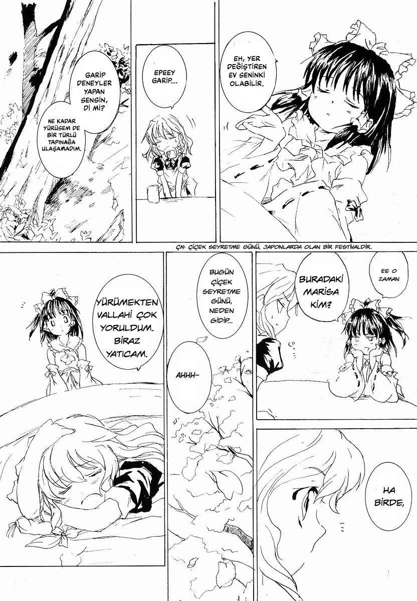 Touhou Sangetsusei: Eastern and Little Nature Deity Bölüm 0: Kiraz Çiçeklerinin Uzaklığı 第5页
