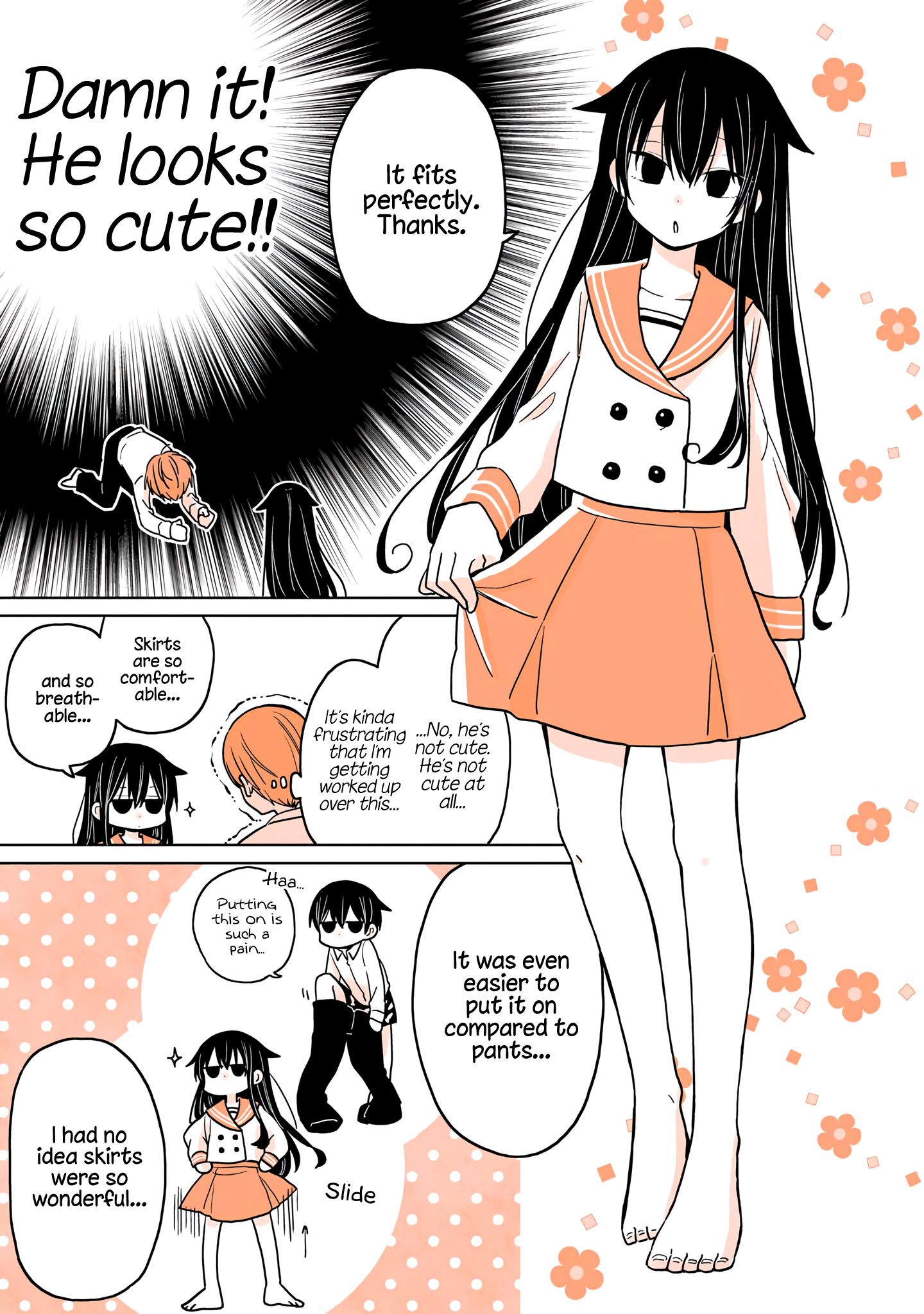 Mendokusagari Danshi ga Asa Okitara Onnanoko ni Natteita Hanashi Vol. 1 Ch. 2 第8页