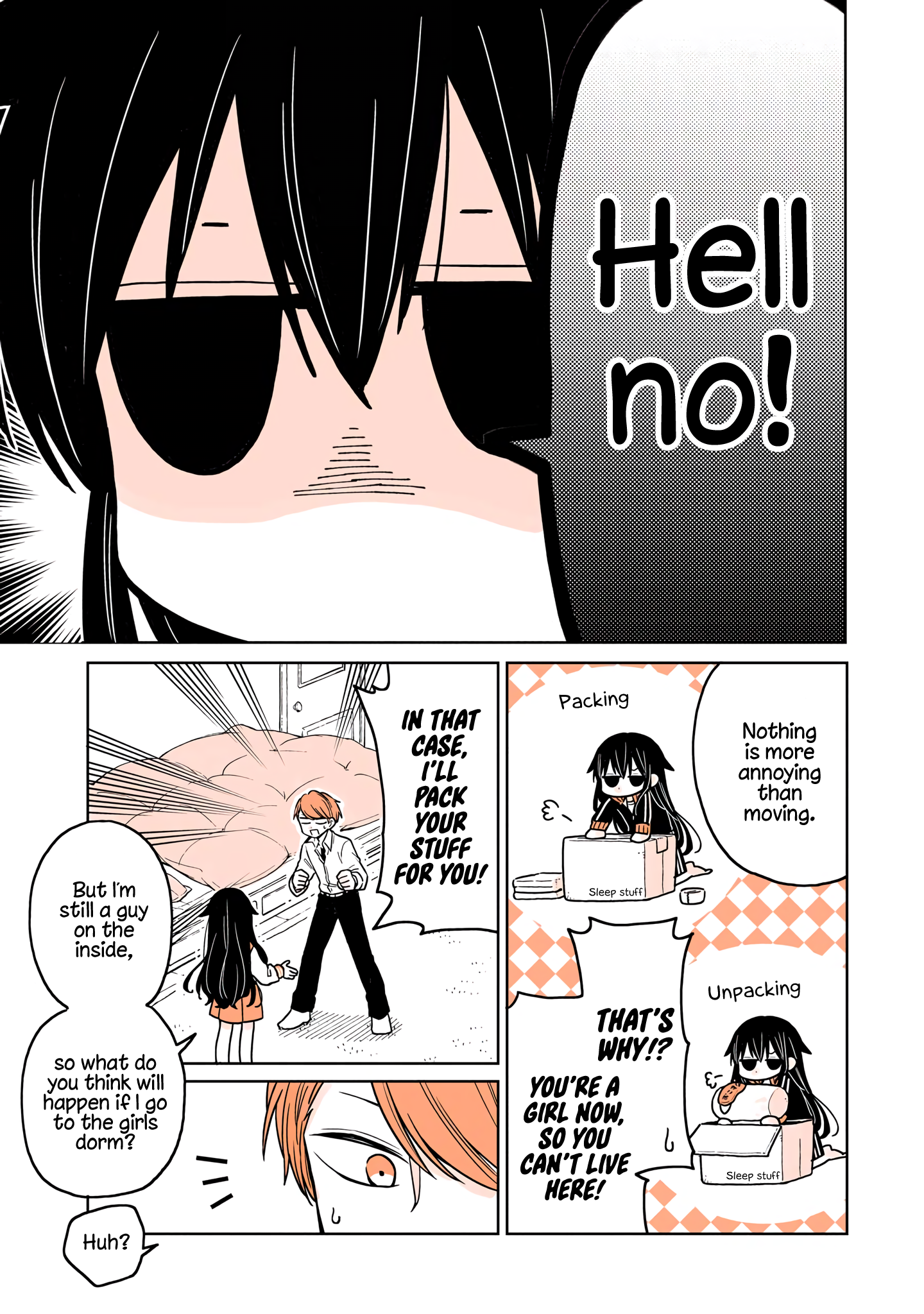 Mendokusagari Danshi ga Asa Okitara Onnanoko ni Natteita Hanashi Vol. 1 Ch. 2 第10页