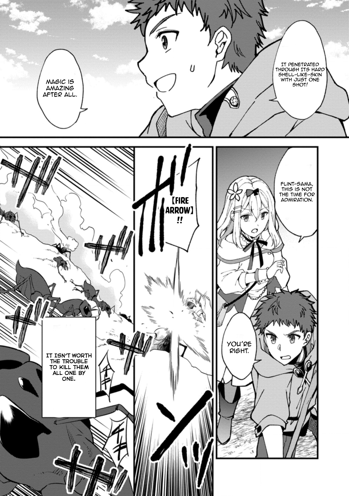 Kensei no Osananajimi ga Power Hara de Ore ni Tsuraku Ataru node, Zetsuen Shite Henkyou de Makenshi to shite Denaosu Koto ni shita. Vol. 1 Ch. 4 第24页
