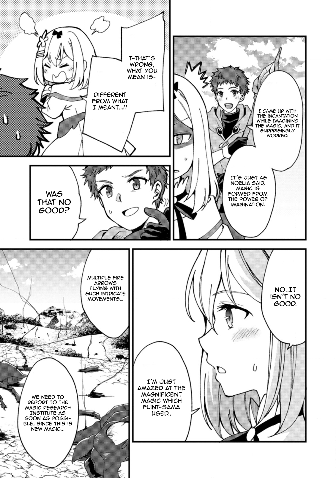 Kensei no Osananajimi ga Power Hara de Ore ni Tsuraku Ataru node, Zetsuen Shite Henkyou de Makenshi to shite Denaosu Koto ni shita. Vol. 1 Ch. 4 第28页