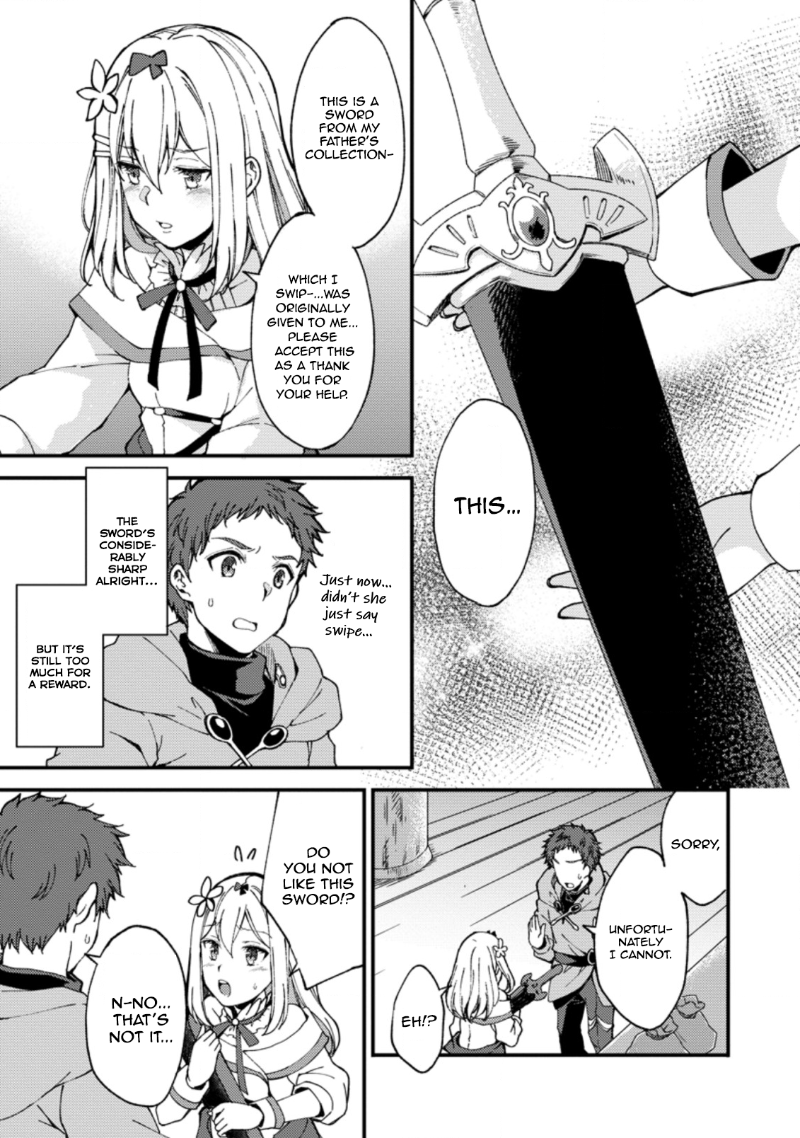 Kensei no Osananajimi ga Power Hara de Ore ni Tsuraku Ataru node, Zetsuen Shite Henkyou de Makenshi to shite Denaosu Koto ni shita. Vol. 1 Ch. 4 第8页