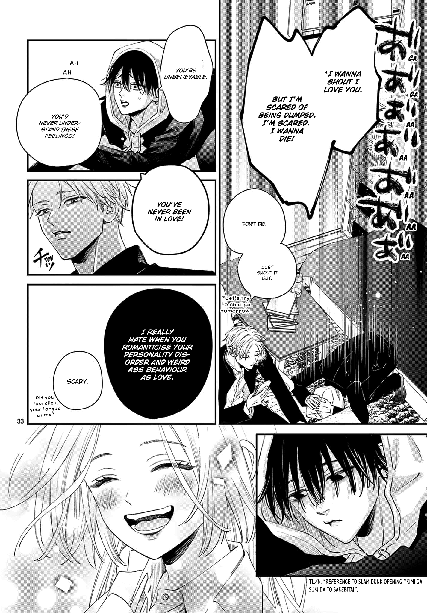 Suki tte ienakute shinu! Ch. 1 第33页