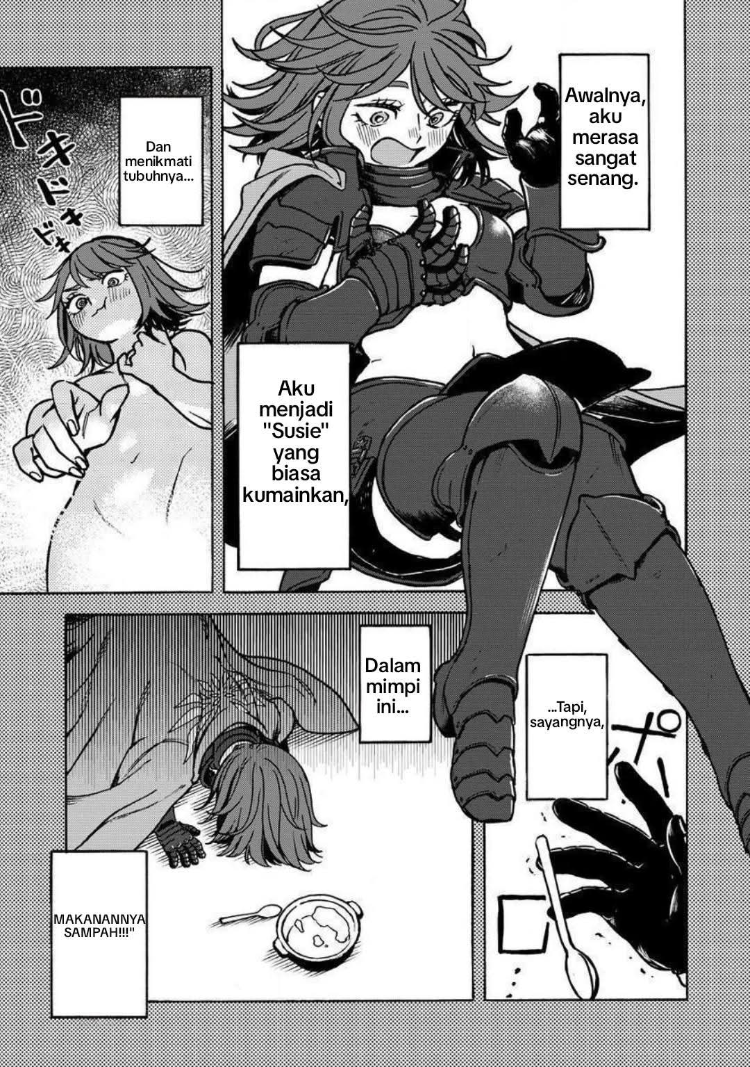 Onna Chara de Isekai Teni shite Cheatppoi kedo Zako Chara na no de Medatazu Heiwa na Shomin wo Mezashimasu! Susie Bertemu Orang-orang 第4页
