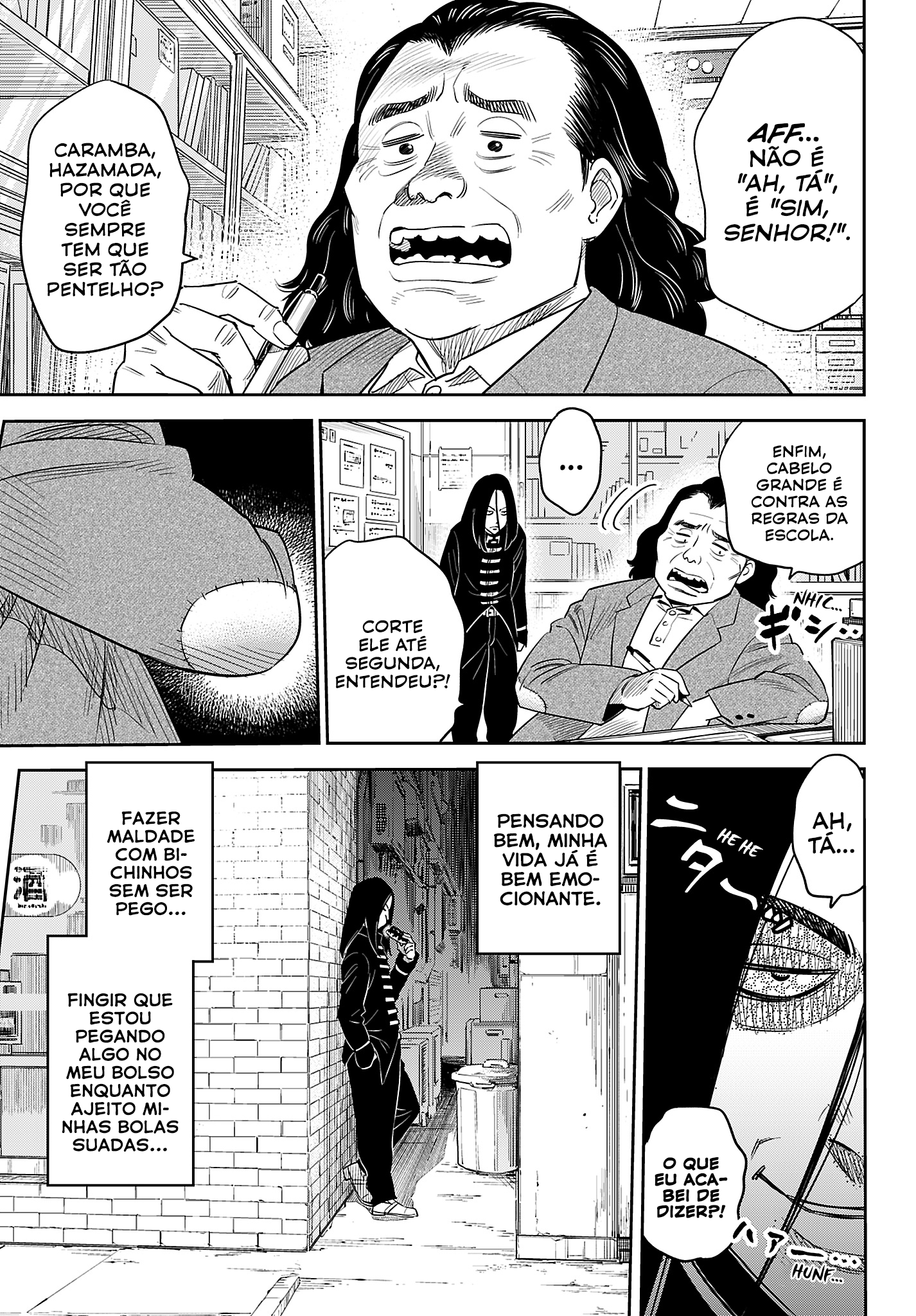 Toshikazu Hazamada's Questionable Adventure A Aventura Questionável de Toshikazu Hazamada 第3页