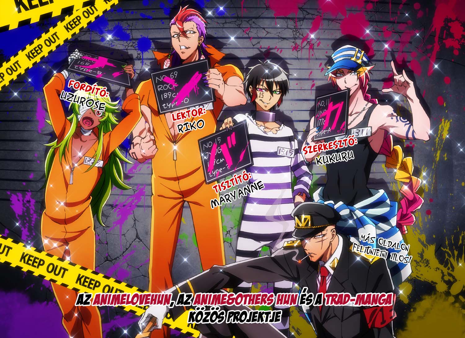 Nanbaka 4 fogoly és egy őr 第1页