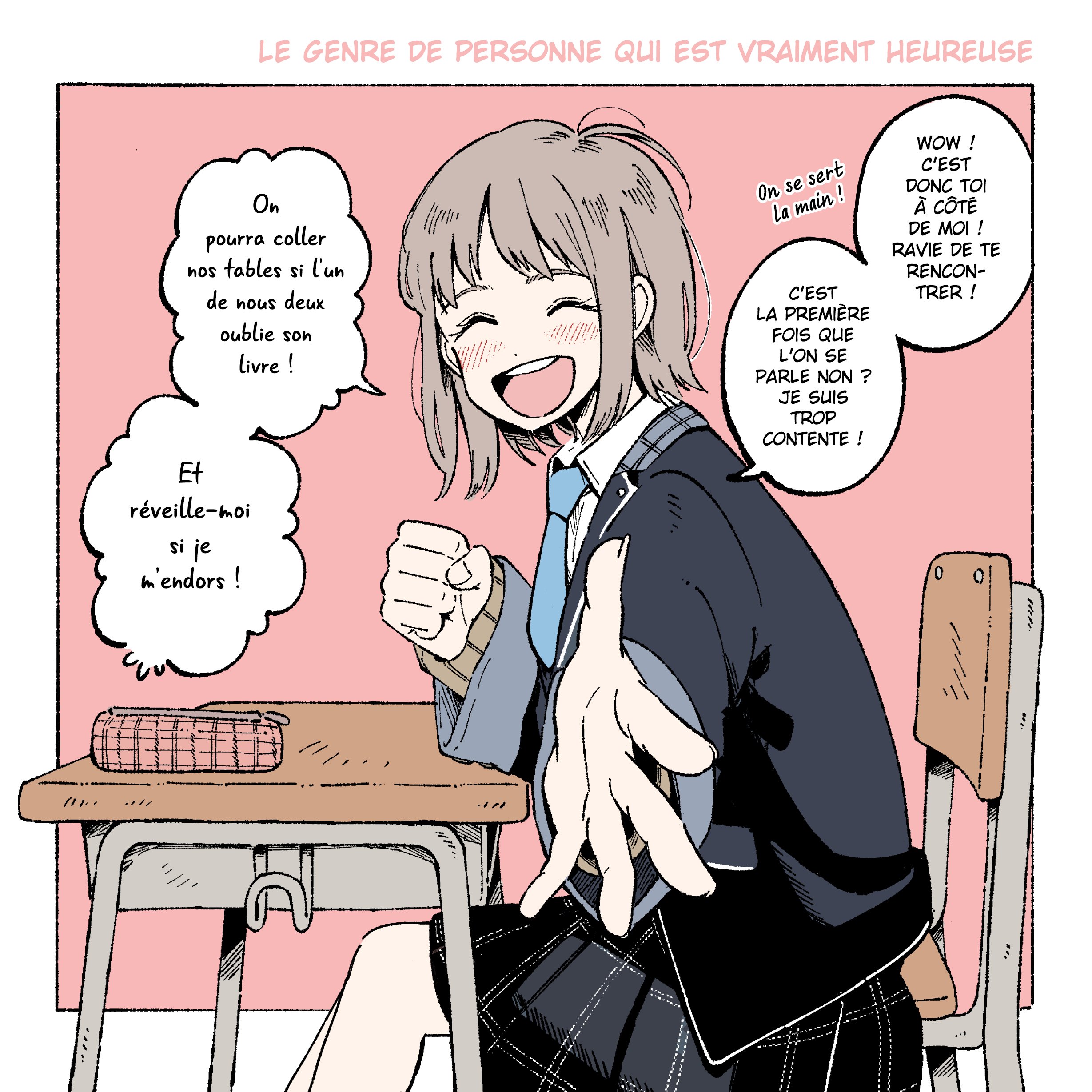 Situation Des fille qui changent de siége pour s'assoir a coté de la personne qu'elles aiment 第1页