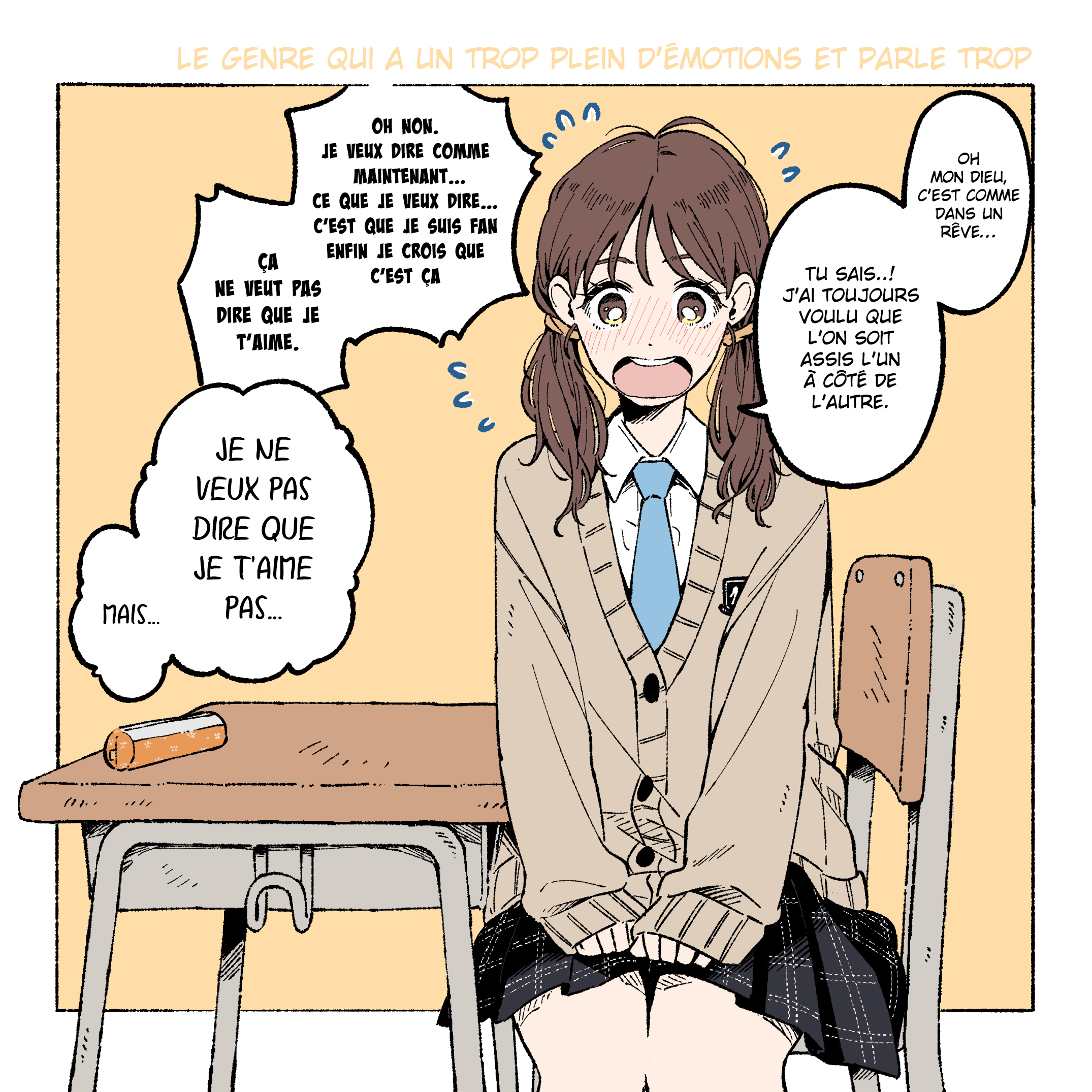 Situation Des fille qui changent de siége pour s'assoir a coté de la personne qu'elles aiment 第3页