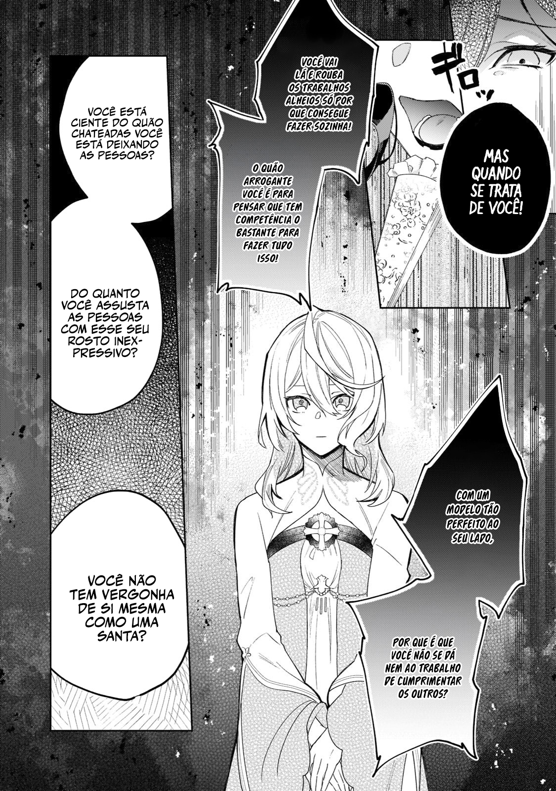 Kanpeki Sugite Kawaige ga Nai to Kon'yaku Haki Sareta Seijo wa Ringoku ni Urareru A santa que não ri 第13页