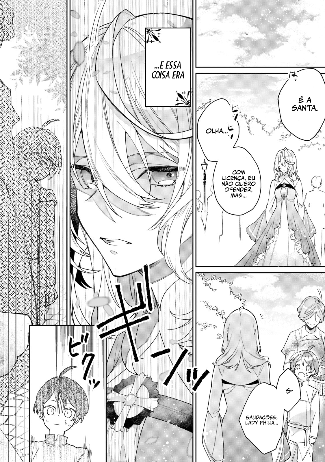 Kanpeki Sugite Kawaige ga Nai to Kon'yaku Haki Sareta Seijo wa Ringoku ni Urareru A santa que não ri 第9页