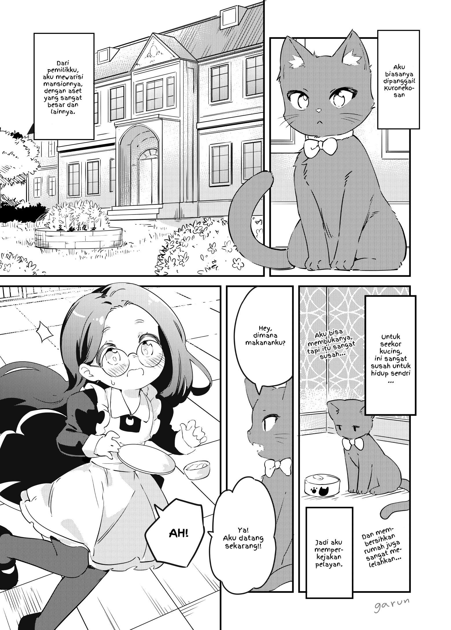 Maid-san and Kuroneko-san OneShot 第1页