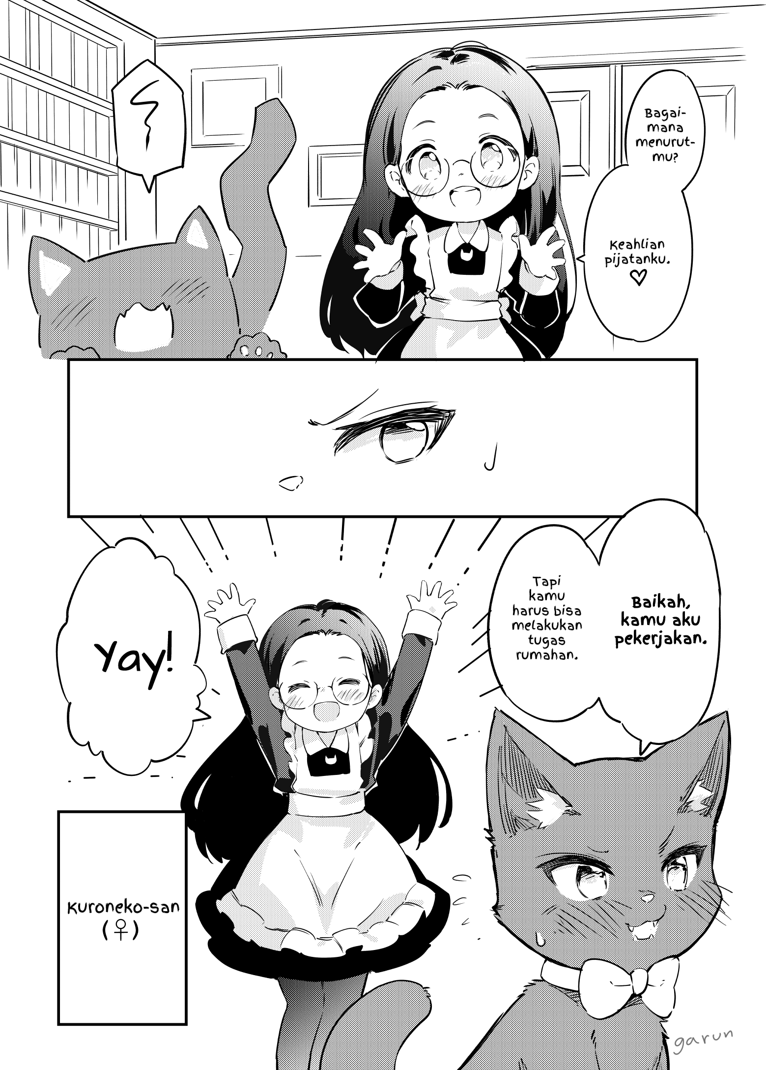 Maid-san and Kuroneko-san OneShot 第4页