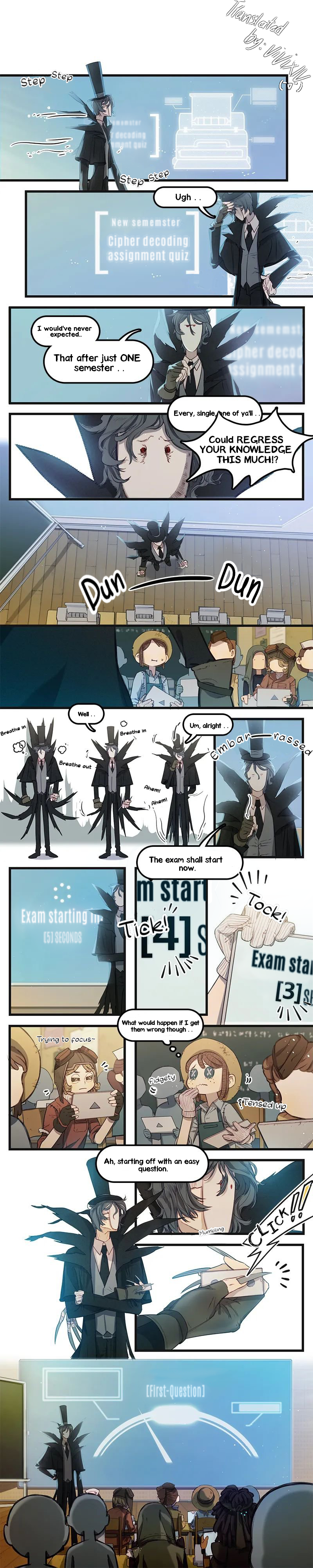 Identity V academy First semester decoding exam 第1页