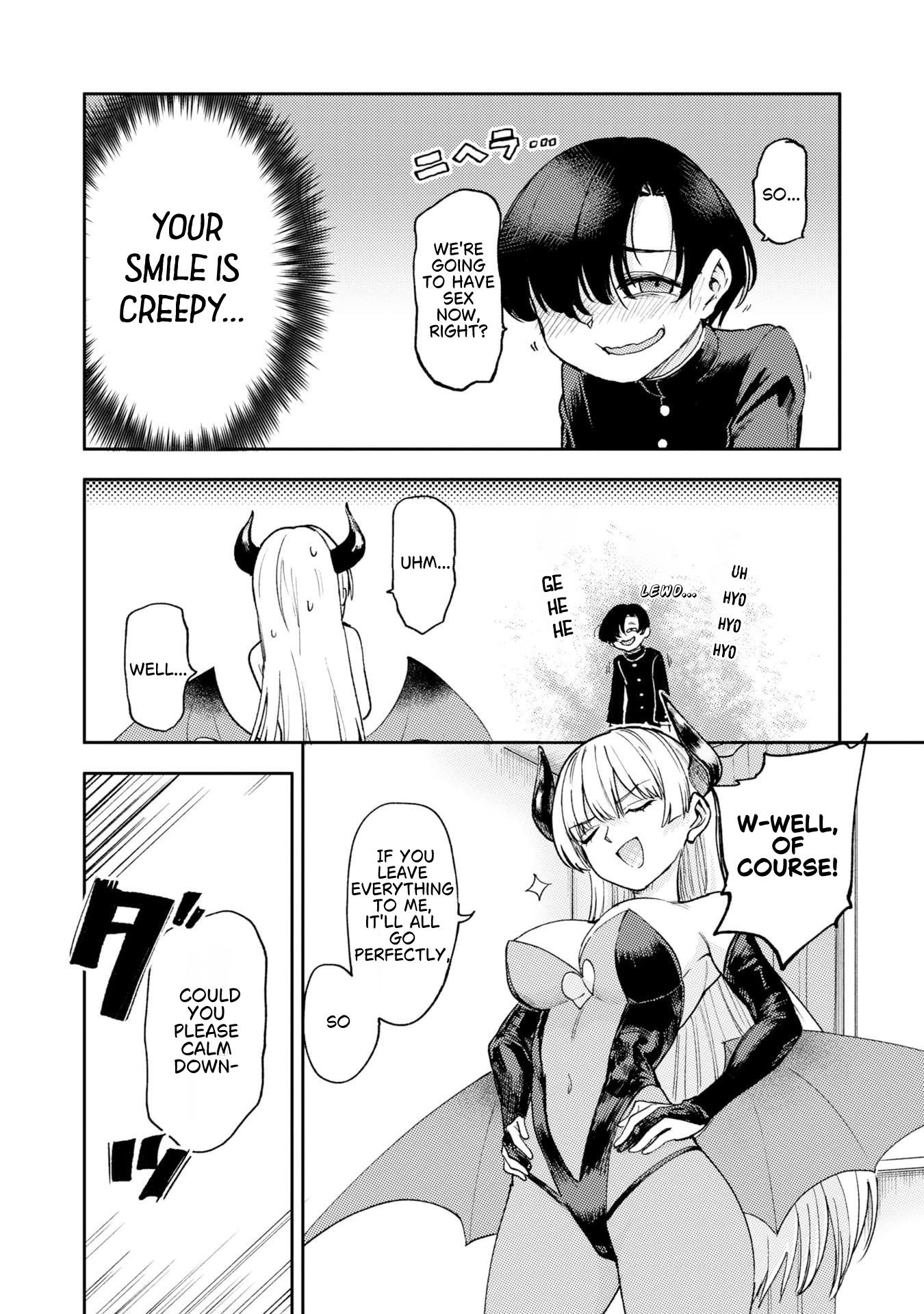 Keppeki Succubus wa ××× ga Okirai The succubus arrives 第14页
