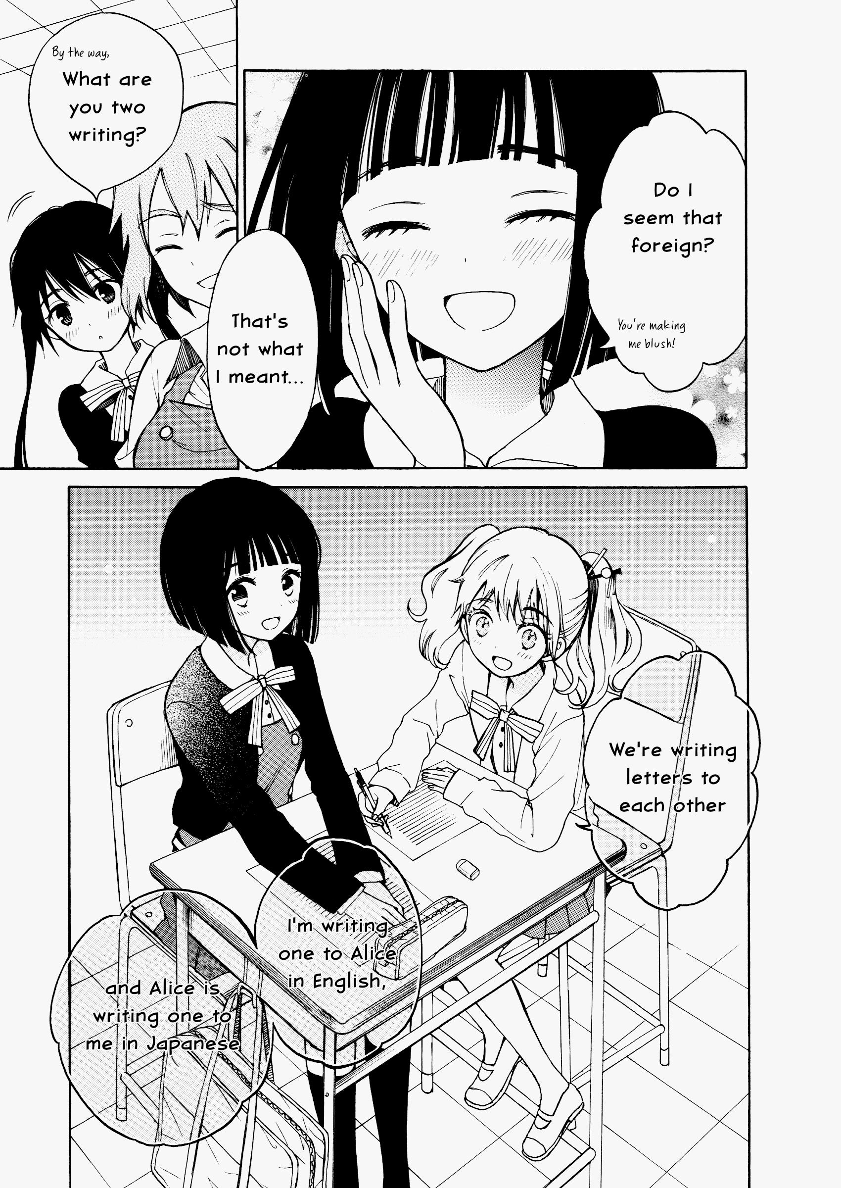 Kiniro Mosaic Anthology Comic "To Miss Shinobu; Dear Alice" 第7页