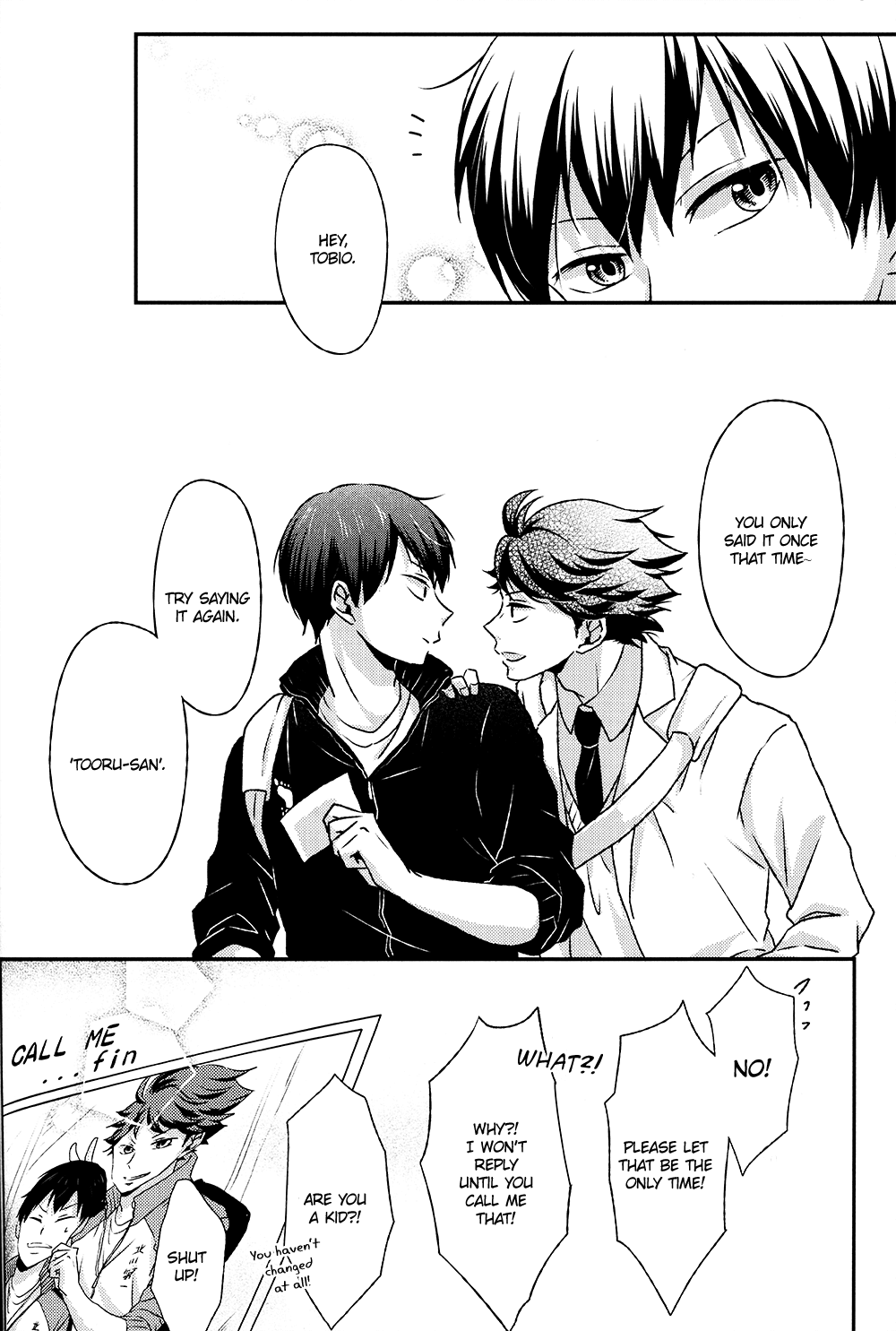 Haikyu!! - Call me & Not Called (Doujinshi) Oneshot 第21页