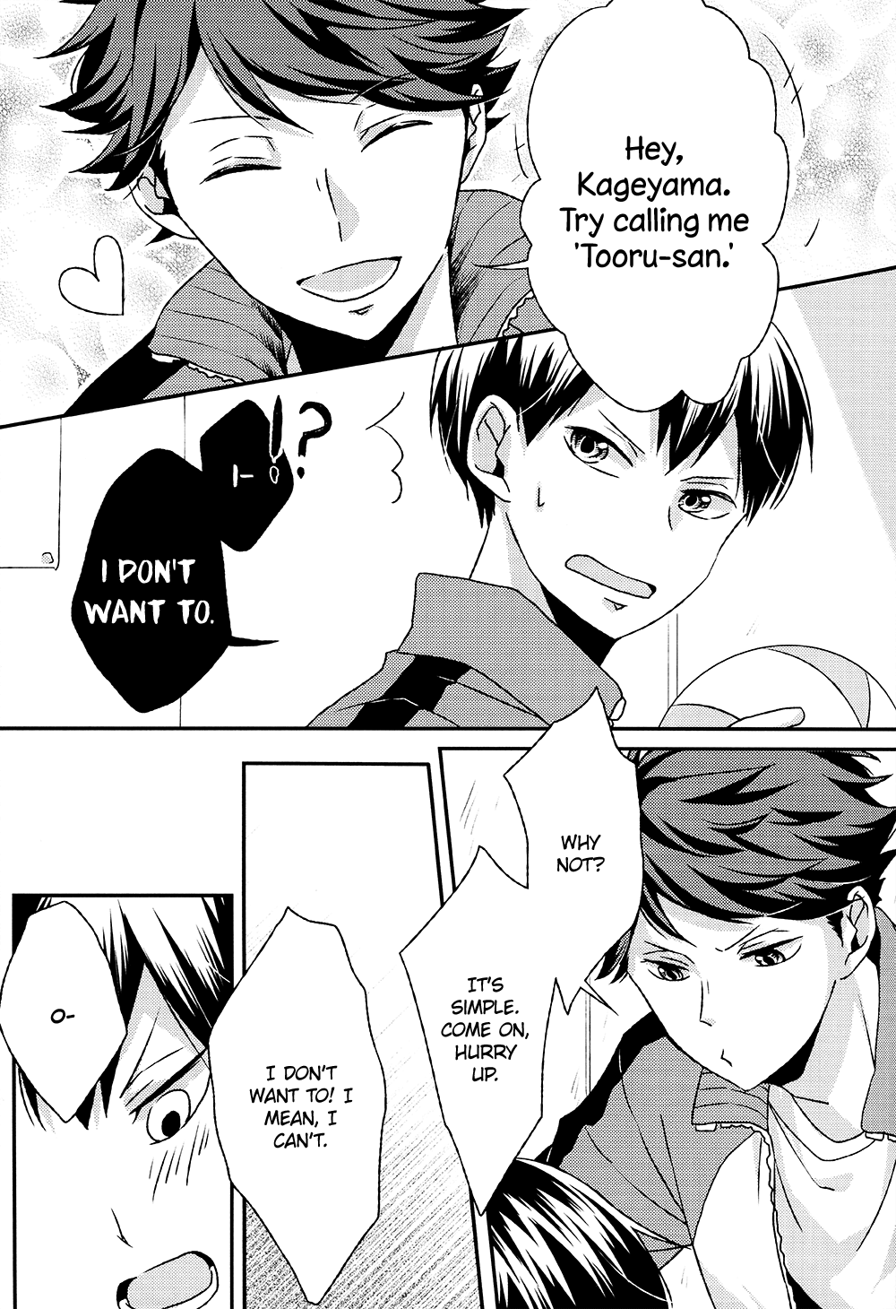 Haikyu!! - Call me & Not Called (Doujinshi) 第4页