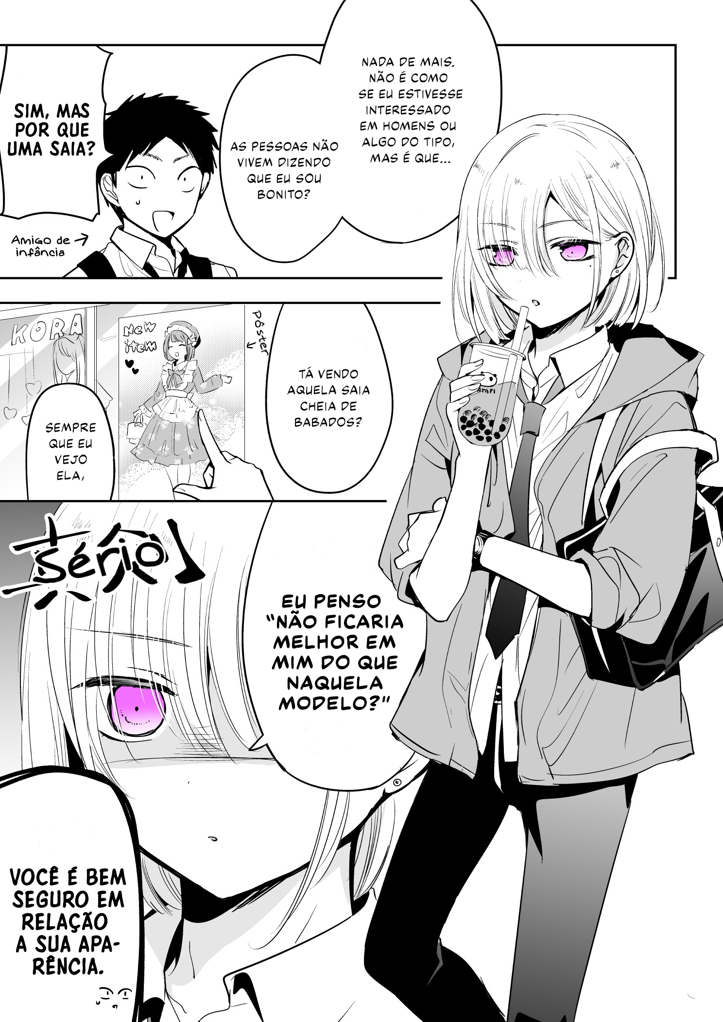 Tomodachi ga Skirt haite mitai tte Itte kita Ken Aquela vez em que meu amigo disse que queria usar uma saia 第2页
